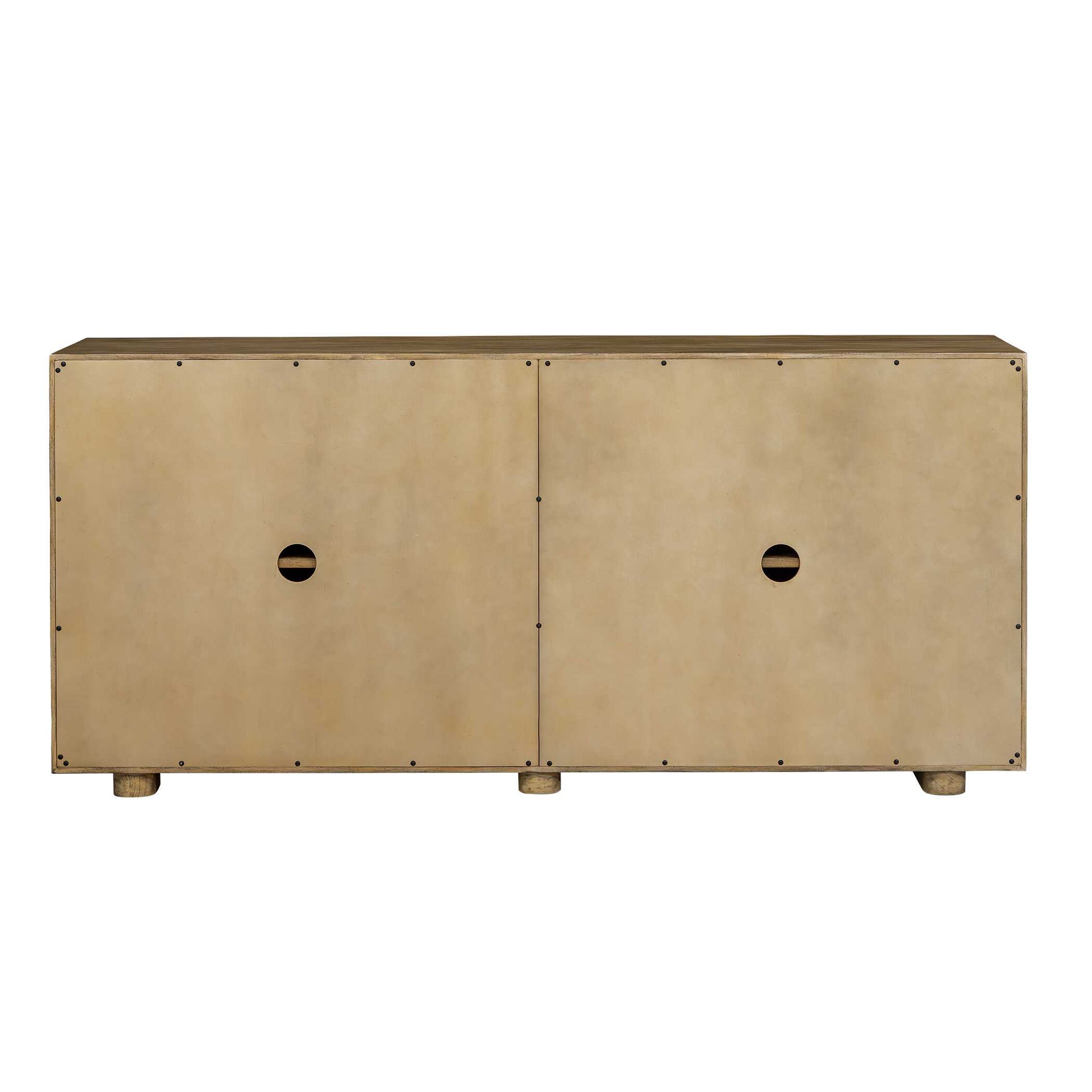 Uttermost Stevenson Natural Wood 4 Door Cabinet