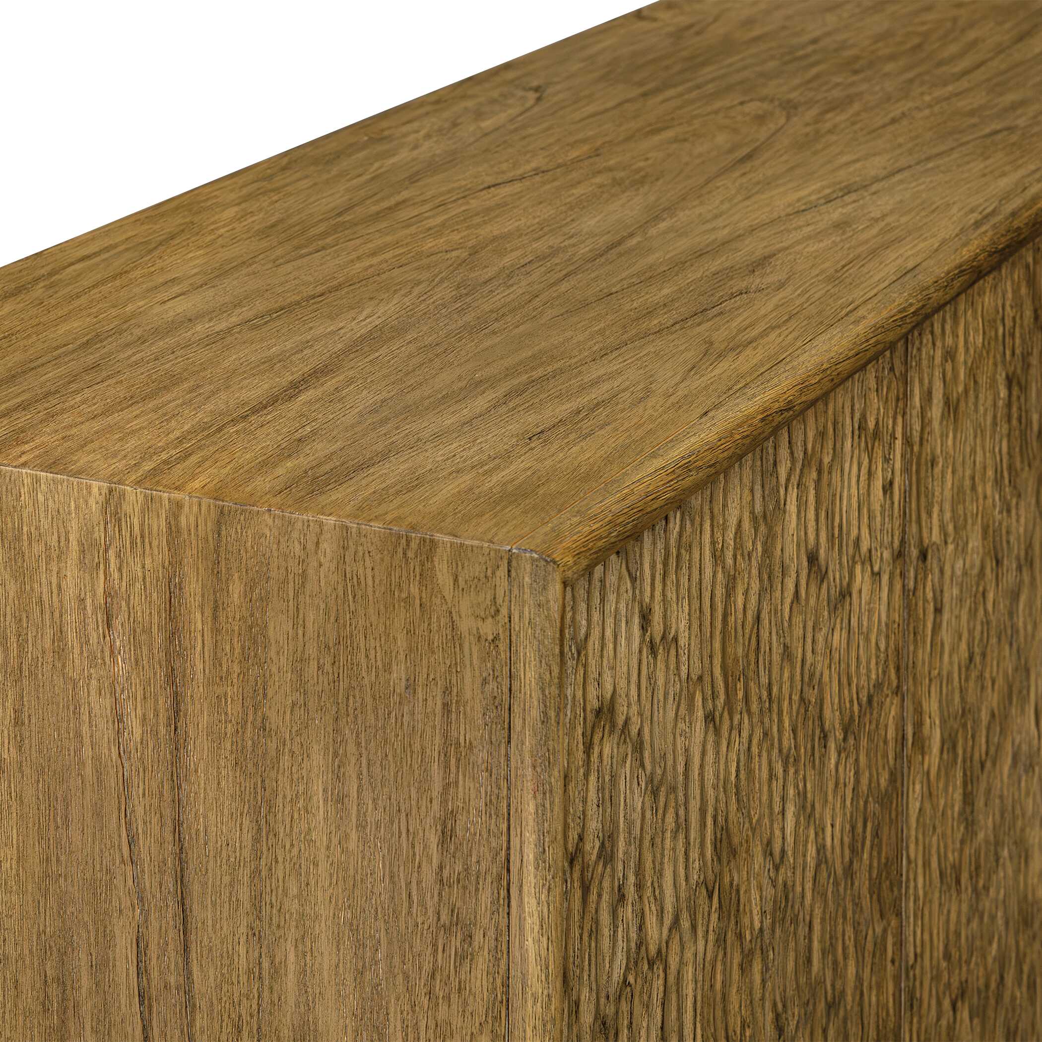 Uttermost Stevenson Natural Wood 4 Door Cabinet