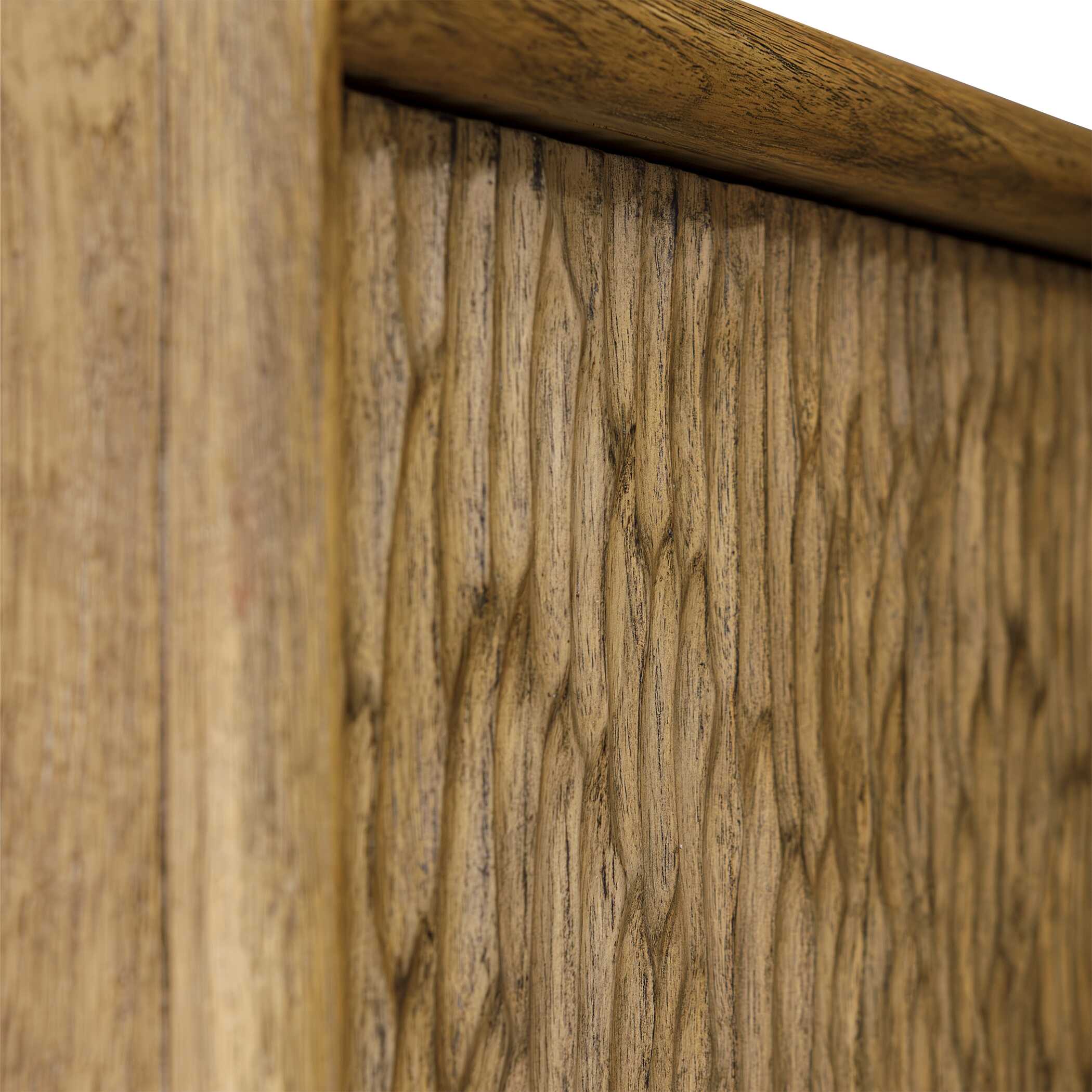 Uttermost Stevenson Natural Wood 4 Door Cabinet