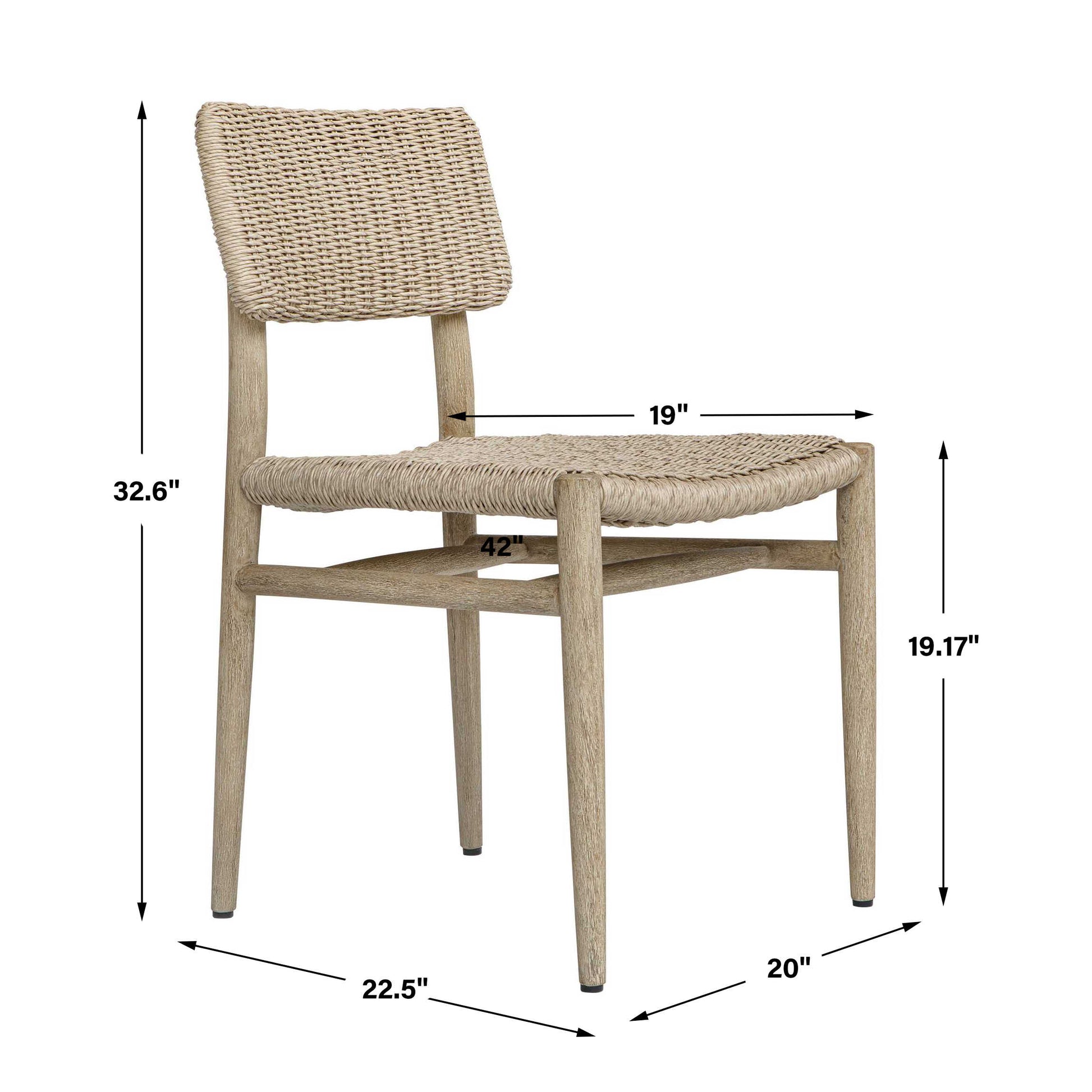 Uttermost Kailua Outdoor Wicker Dining Chair