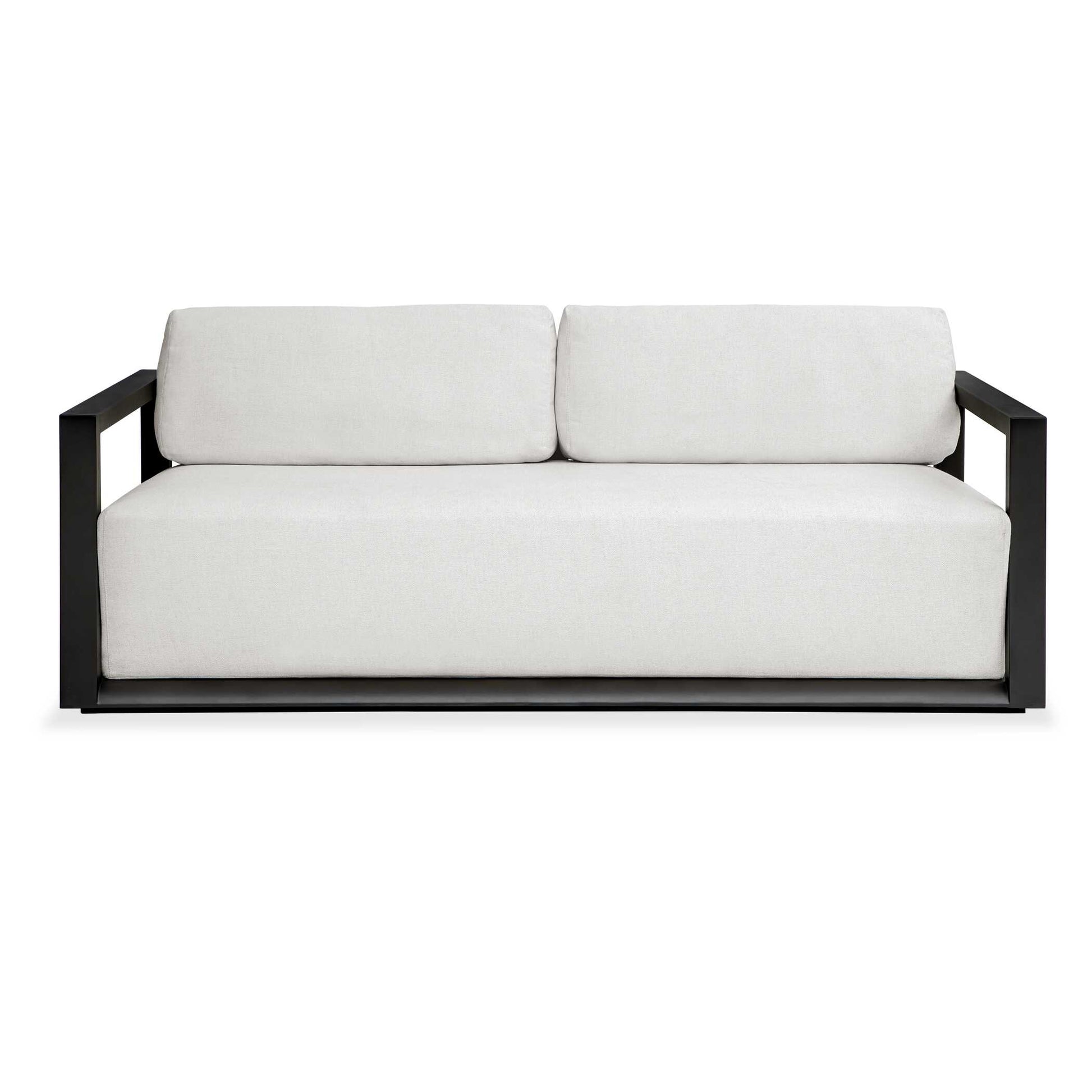 Uttermost Remsen Outdoor Black/Oyster Sofa