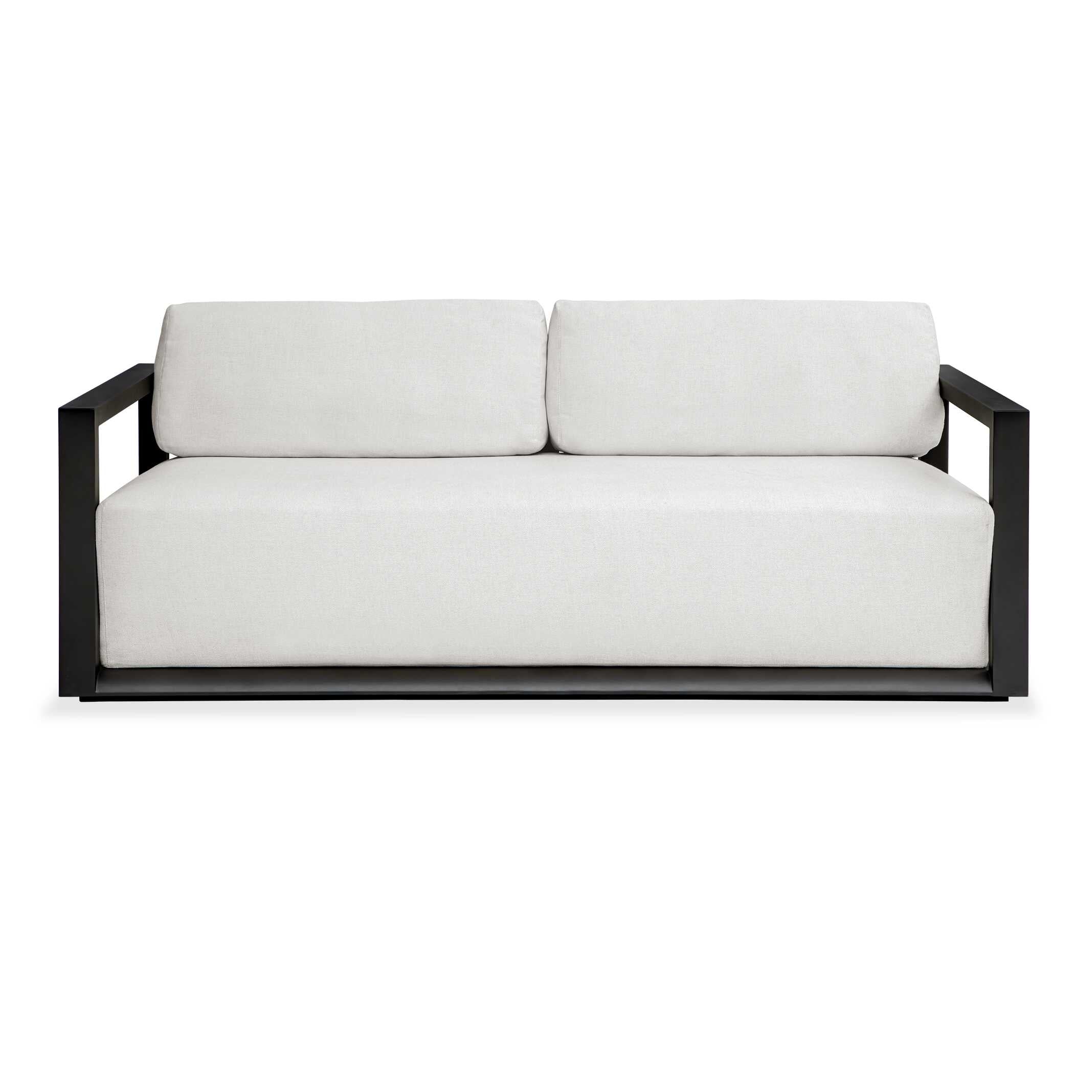 Uttermost Remsen Outdoor Black/Oyster Sofa