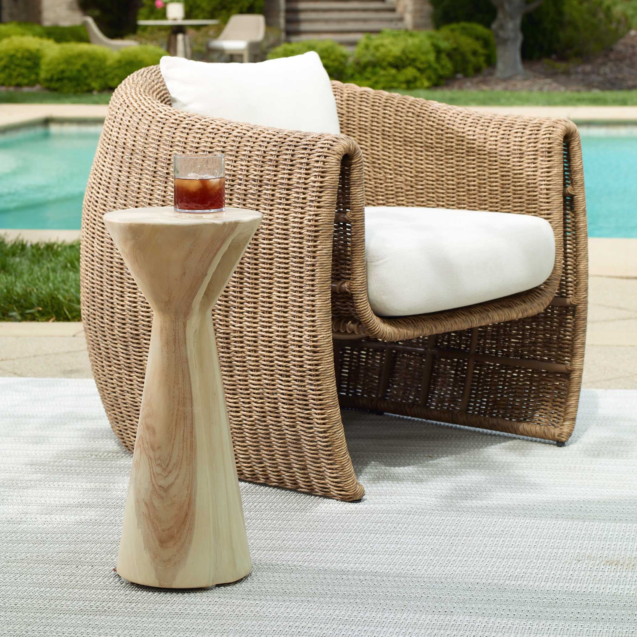 Uttermost Coastwood Indoor-Outdoor Drink Table