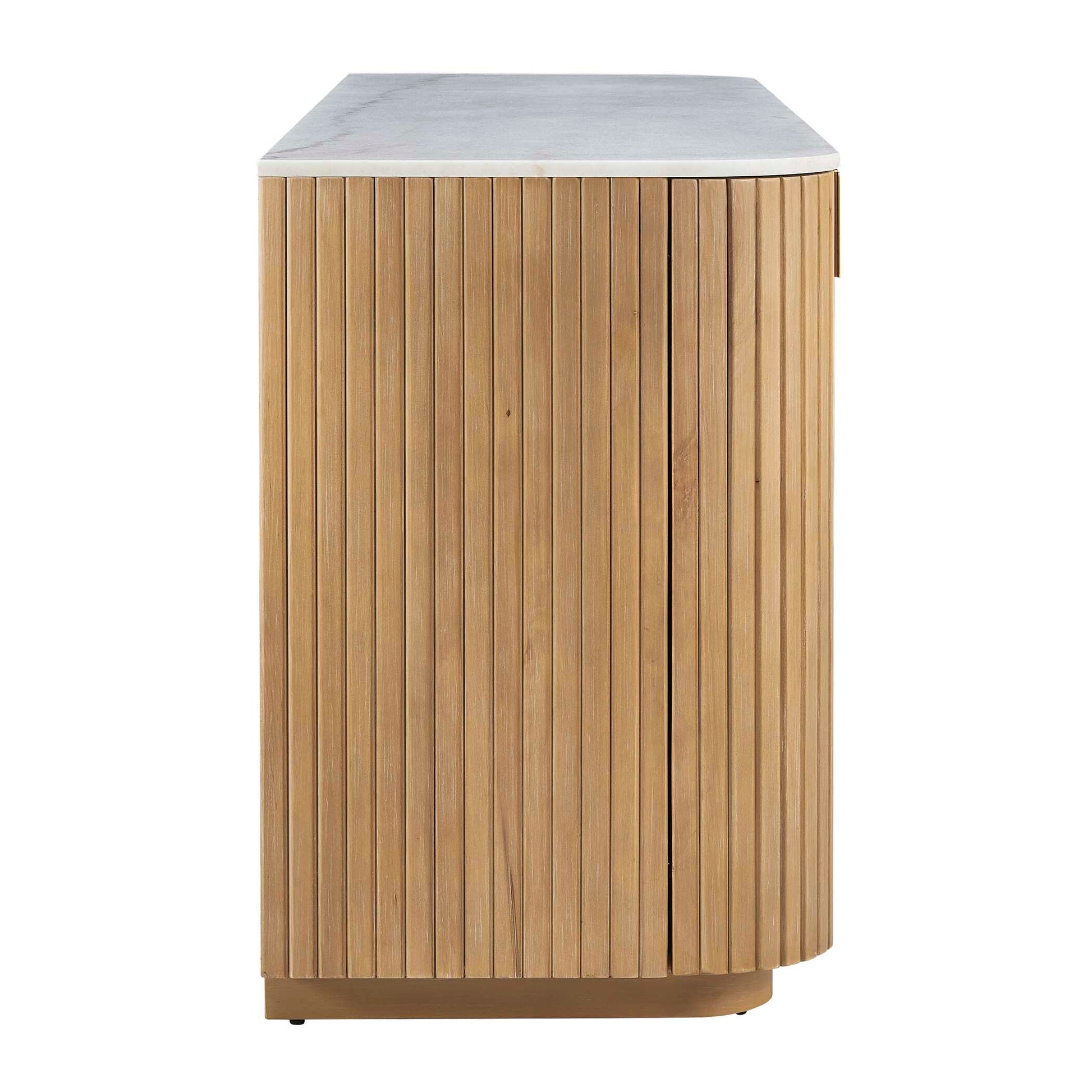 Uttermost Arik 4 Door Walnut Cabinet