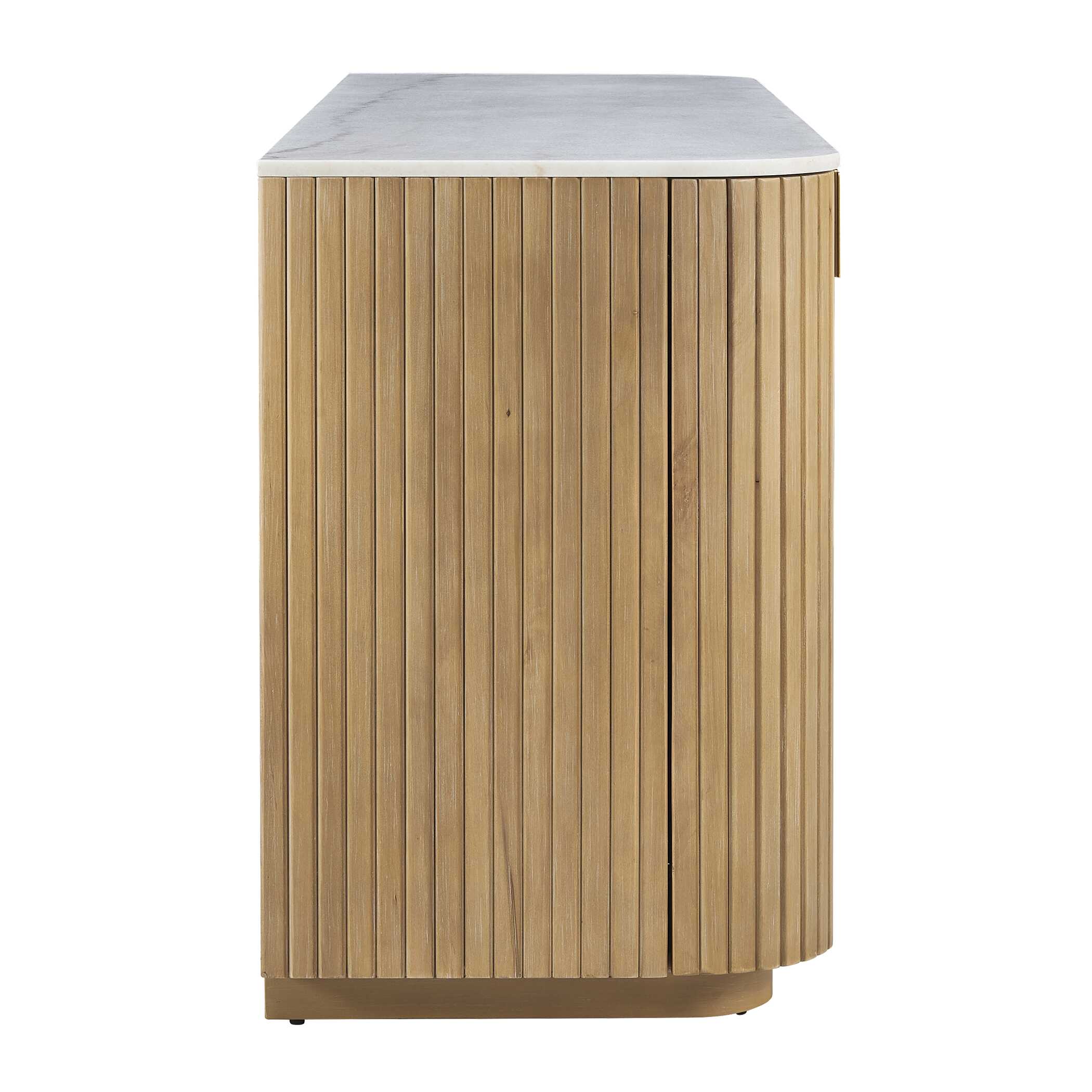 Uttermost Arik 4 Door Walnut Cabinet