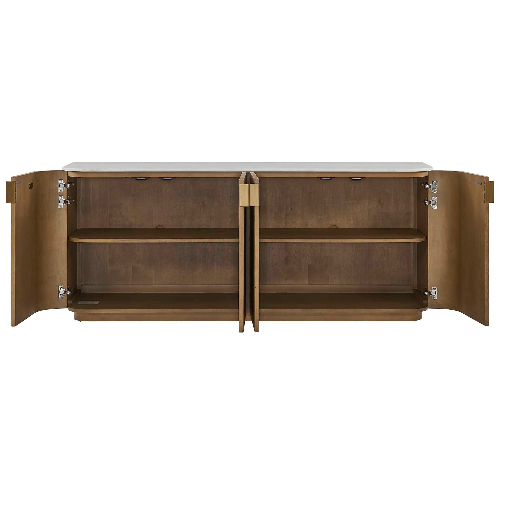 Uttermost Arik 4 Door Walnut Cabinet