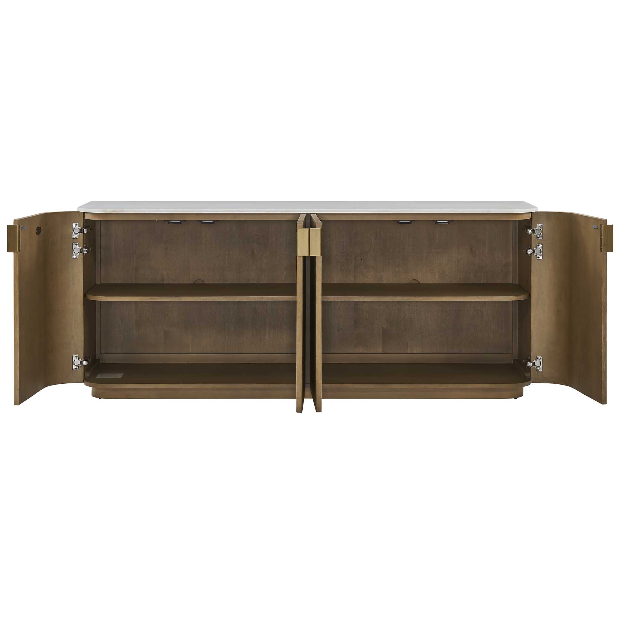 Uttermost Arik 4 Door Walnut Cabinet