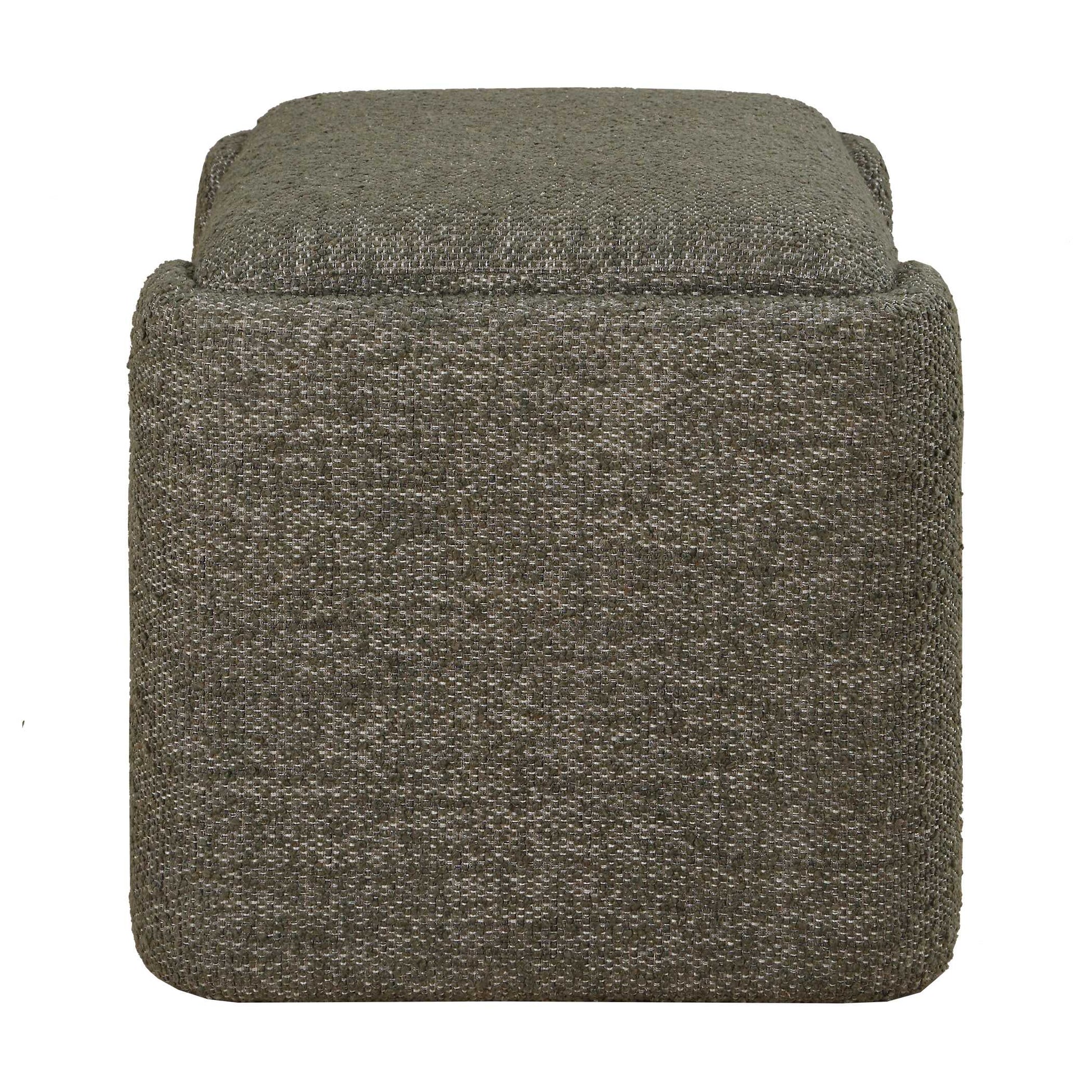 Uttermost Angus Green Boucle Small Bench