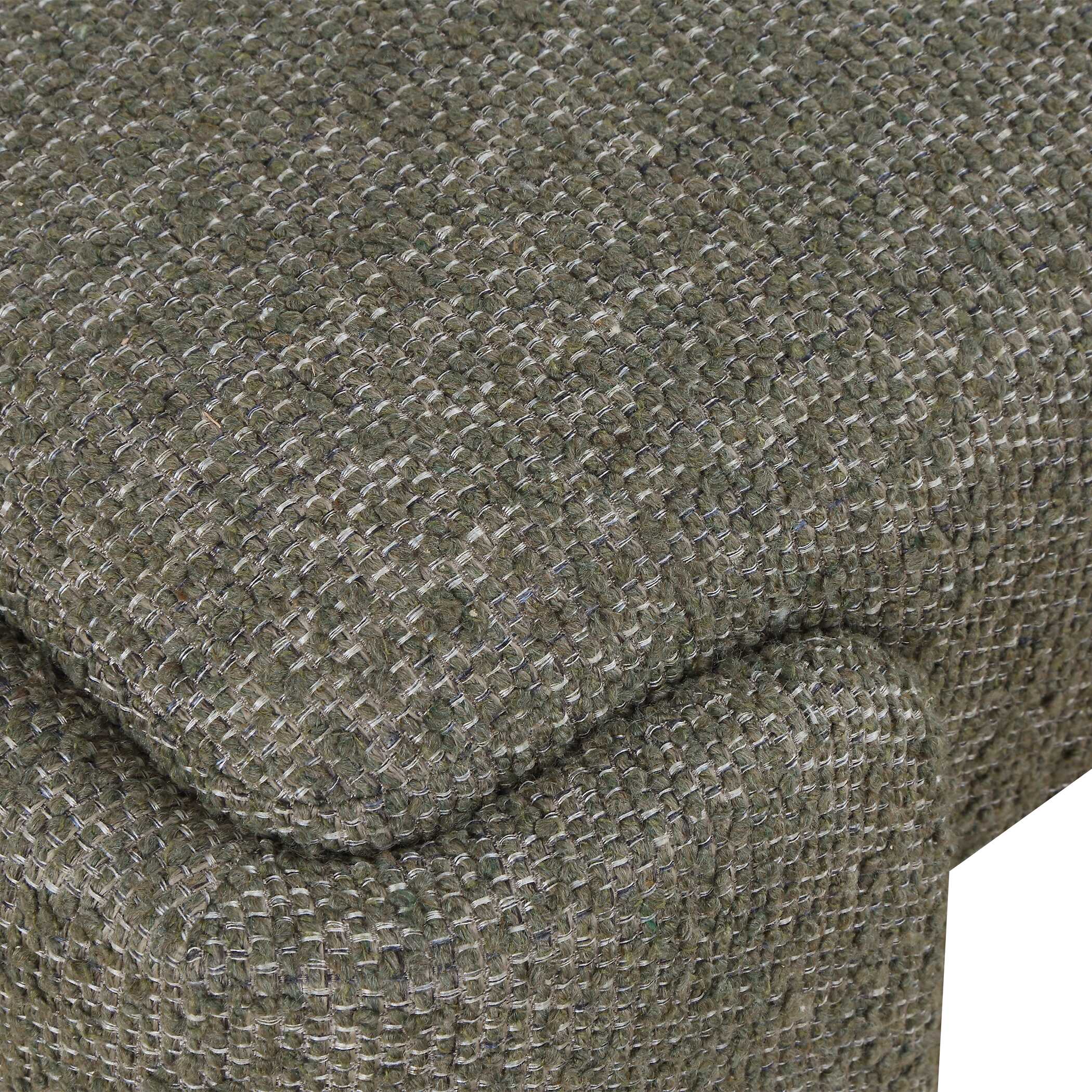 Uttermost Angus Green Boucle Small Bench