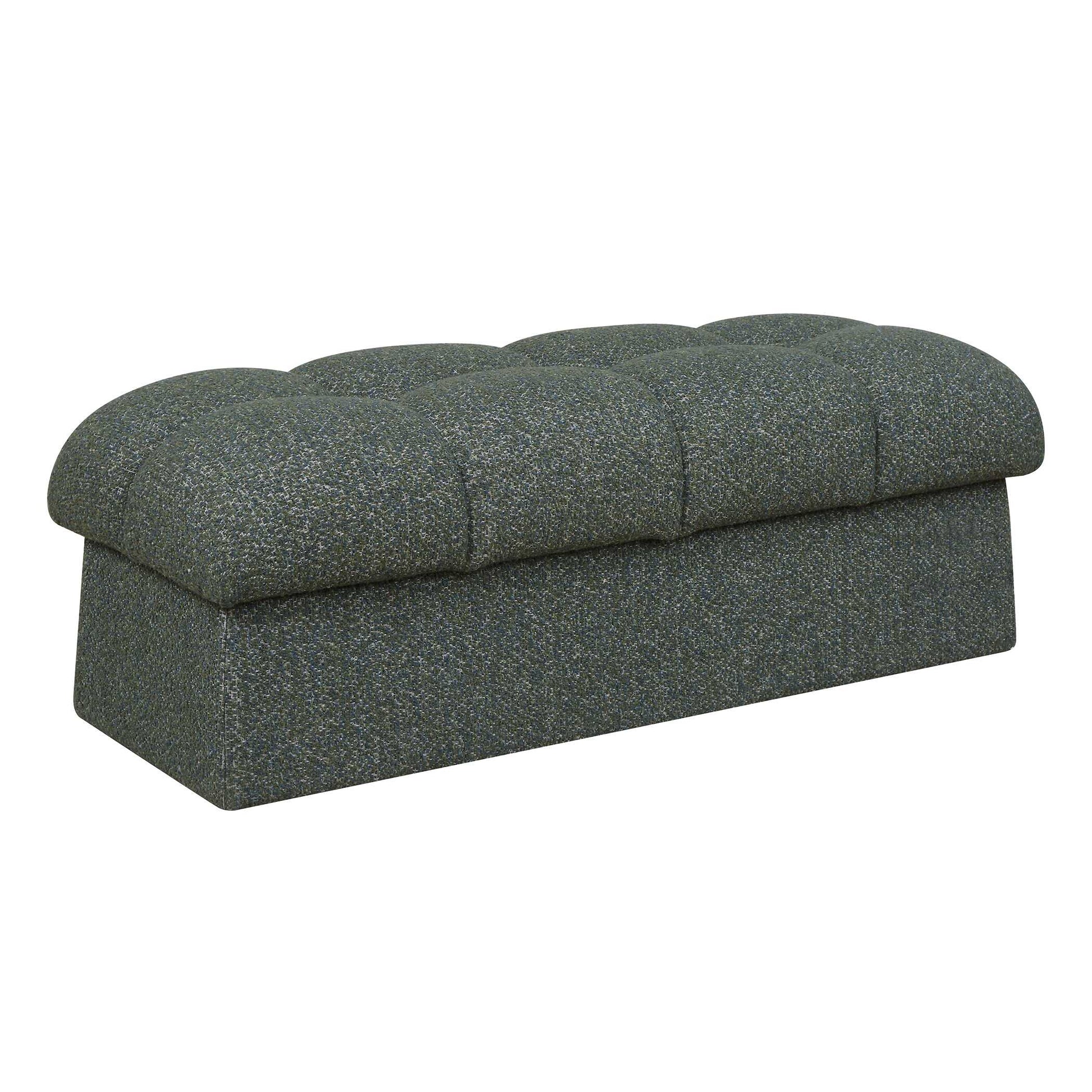 Uttermost Harlem Moss Green/ Lake Blue Bench