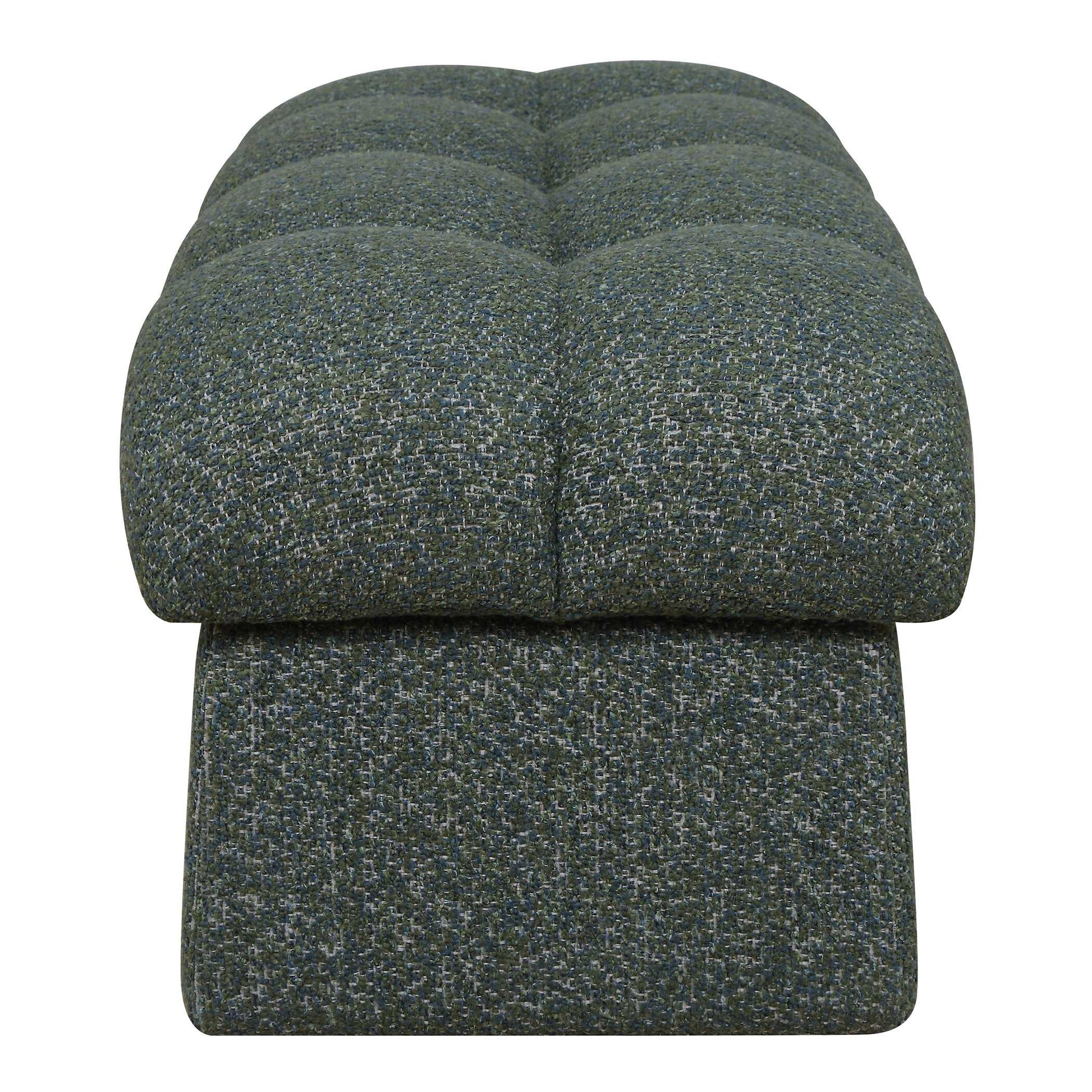 Uttermost Harlem Moss Green/ Lake Blue Bench