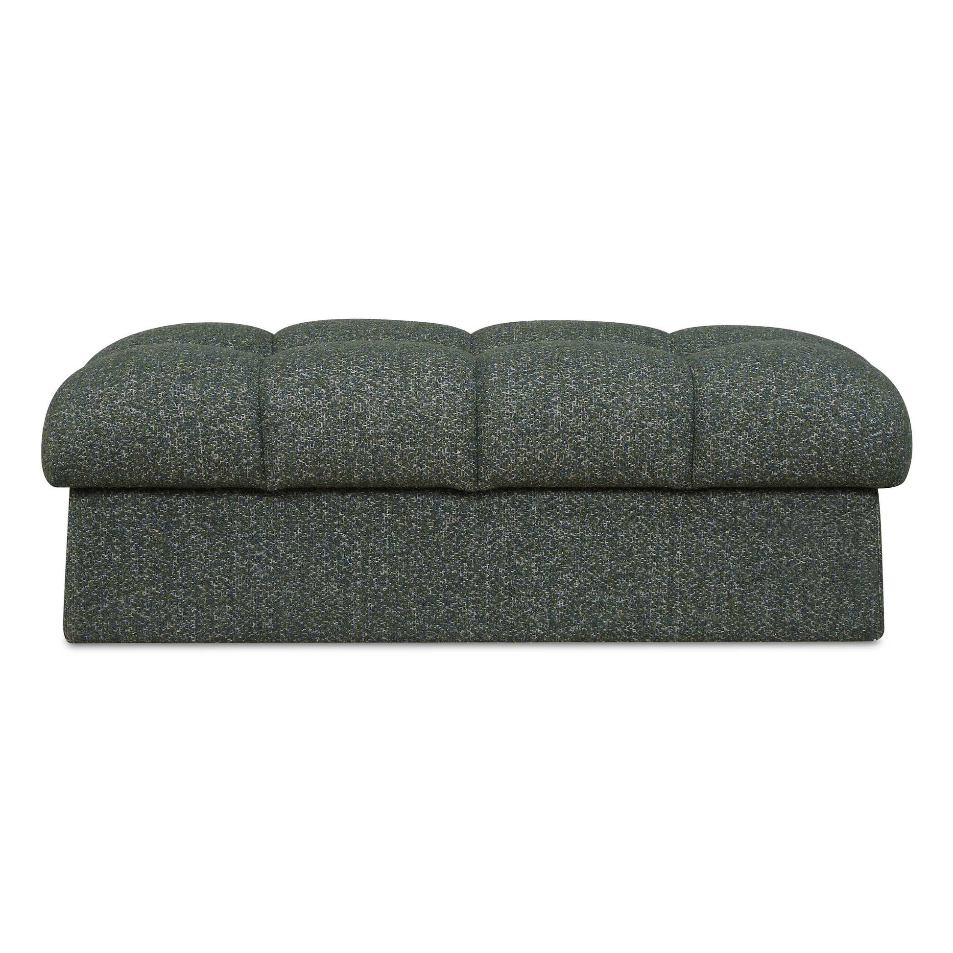 Uttermost Harlem Moss Green/ Lake Blue Bench