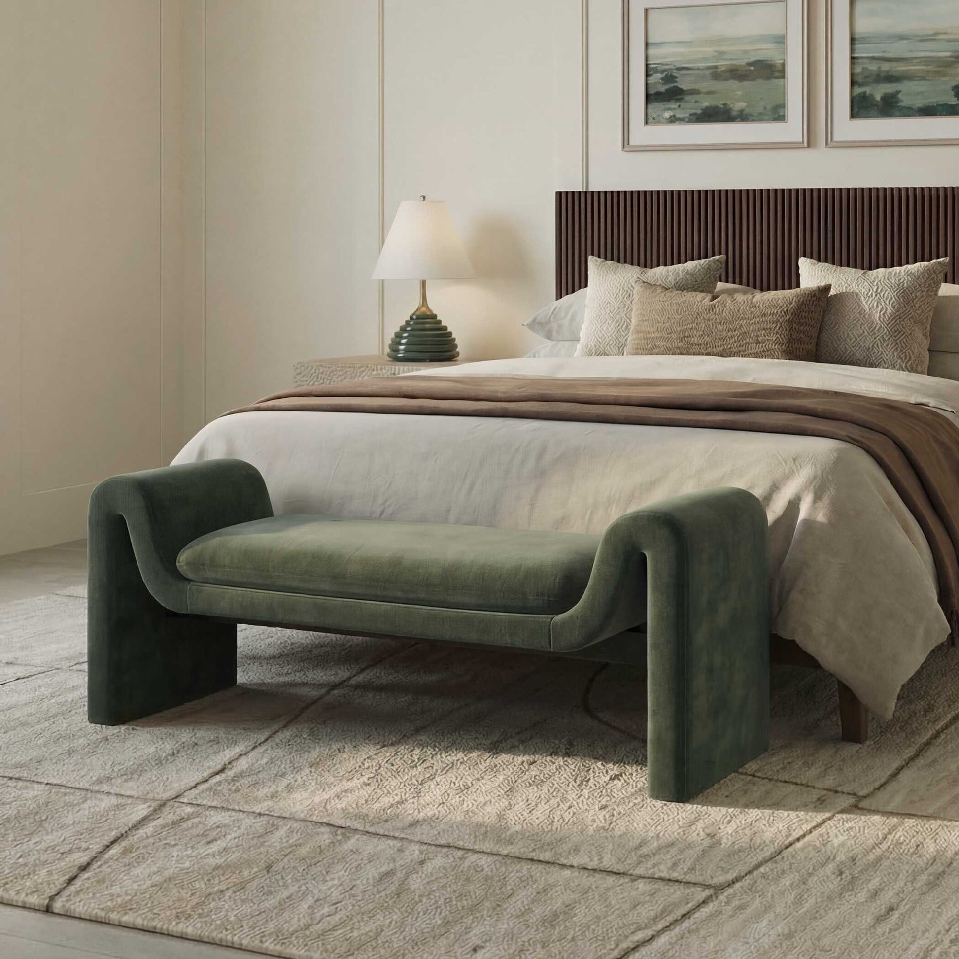 Uttermost Manson Moss Bench