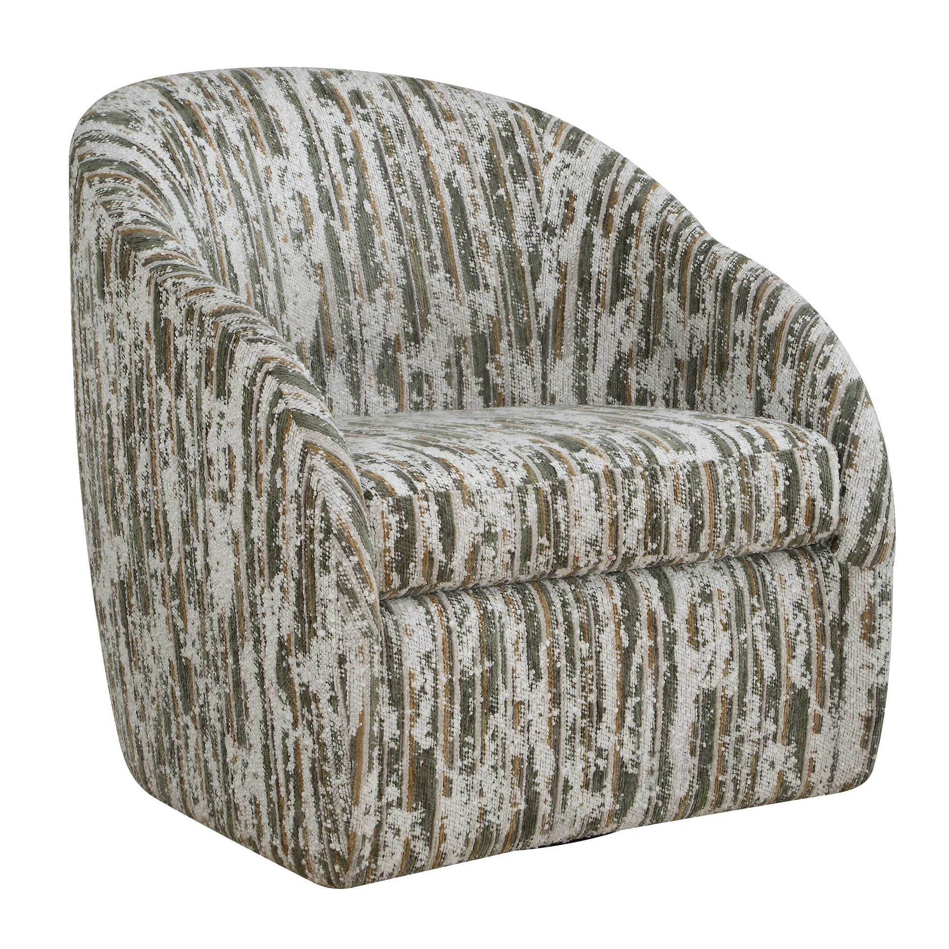 Uttermost Mari Boucle Swivel Chair