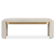 Uttermost Serena Bone White Bench