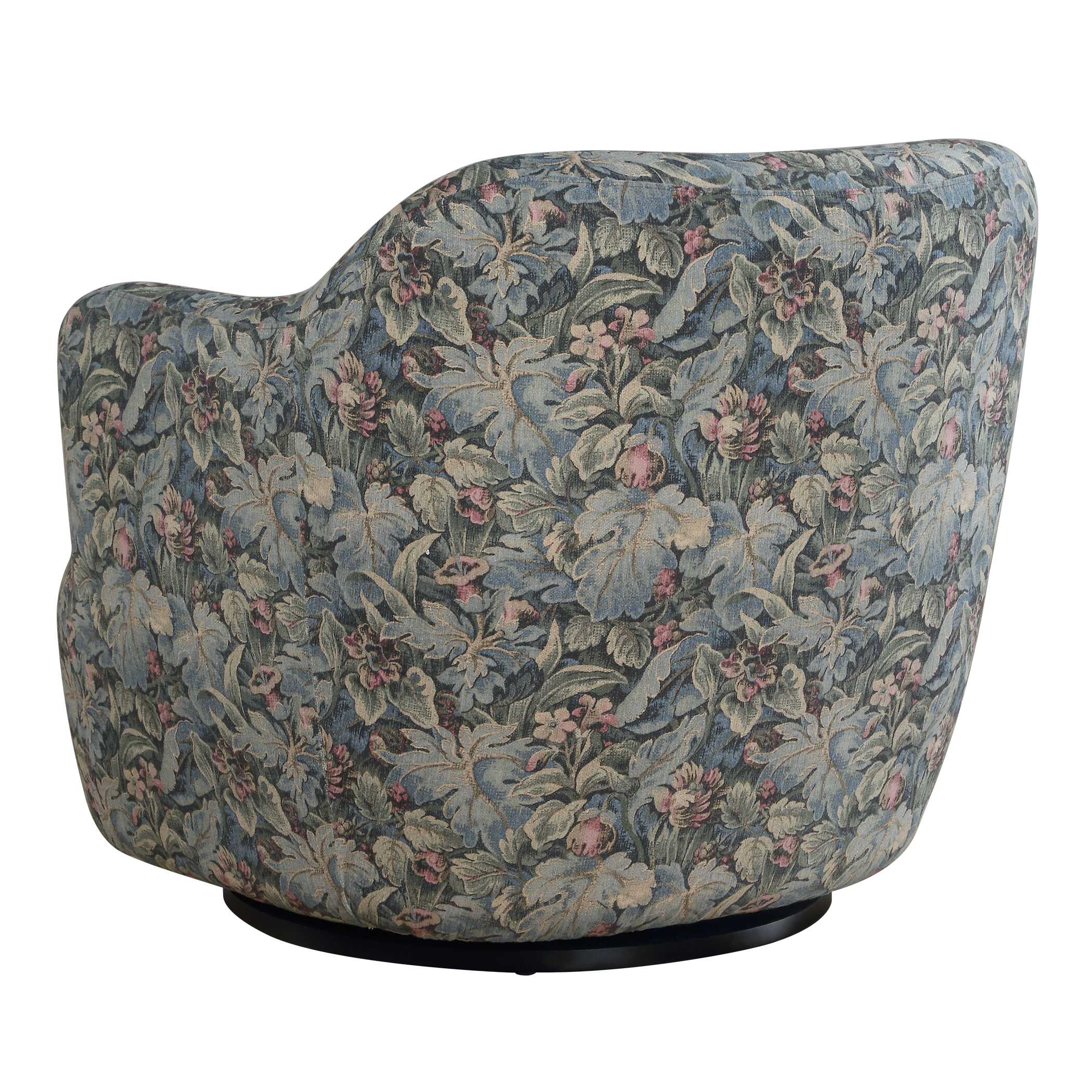 Uttermost Ansel Tapestry Swivel Chair