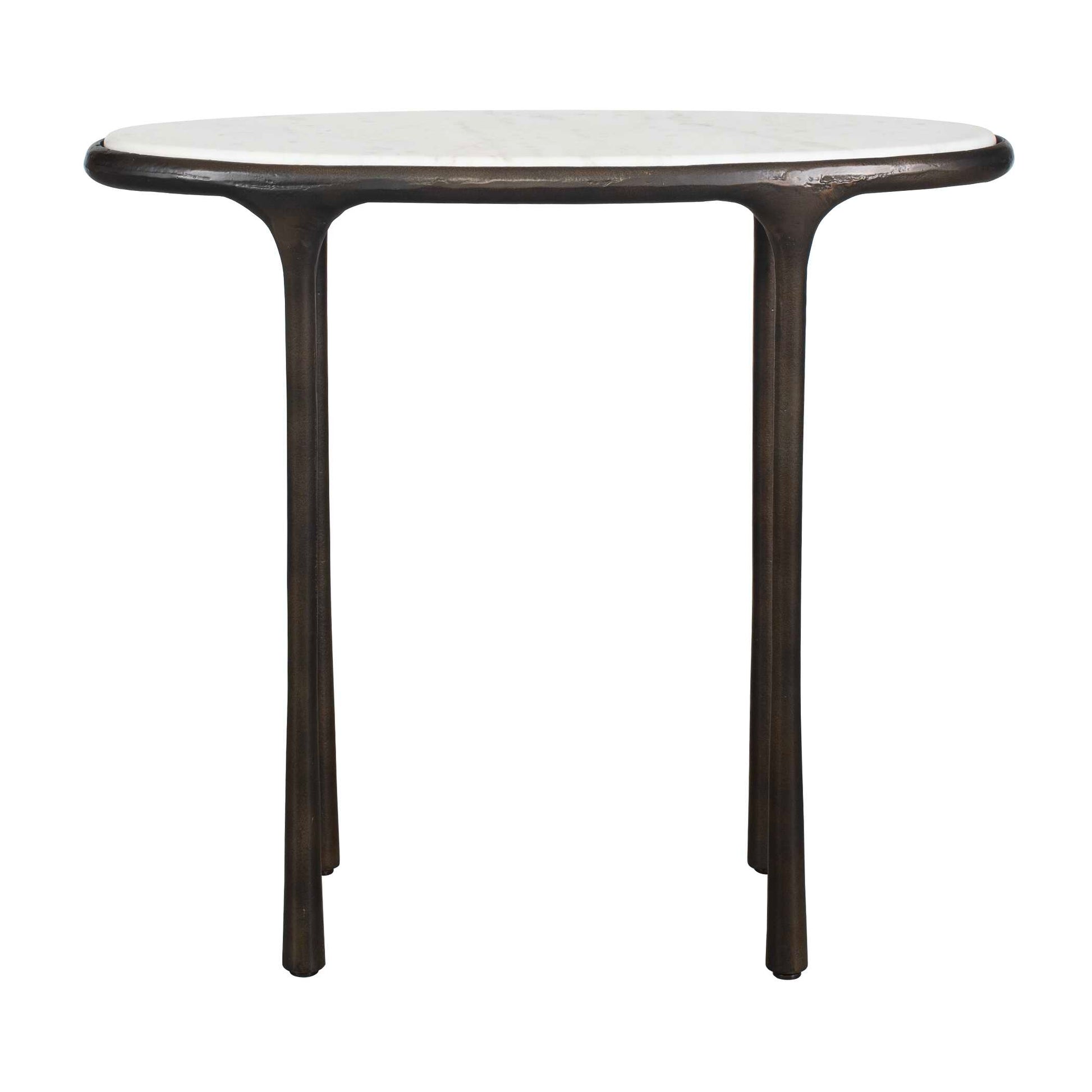 Uttermost Ata Dark Bronze Accent Table