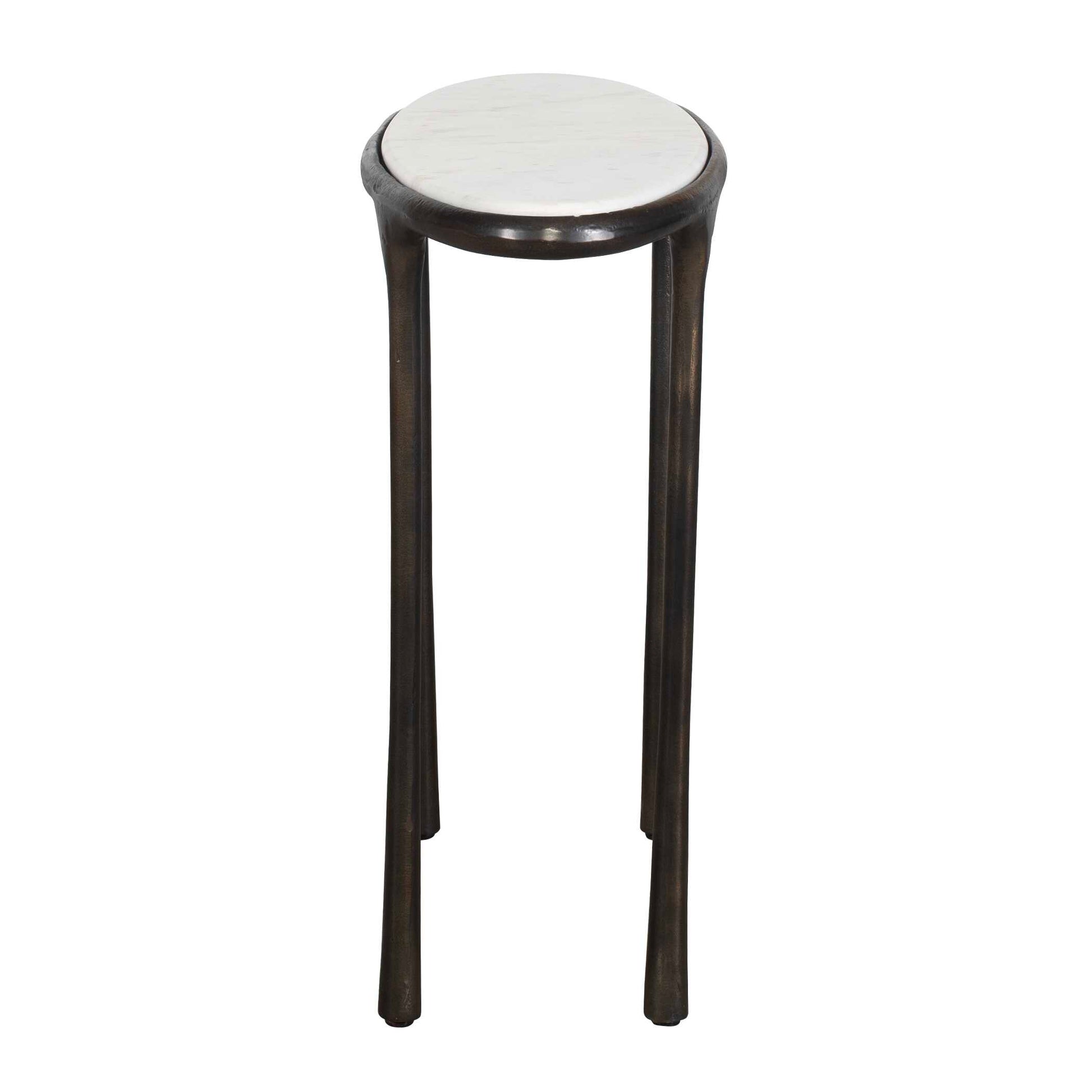 Uttermost Ata Dark Bronze Accent Table