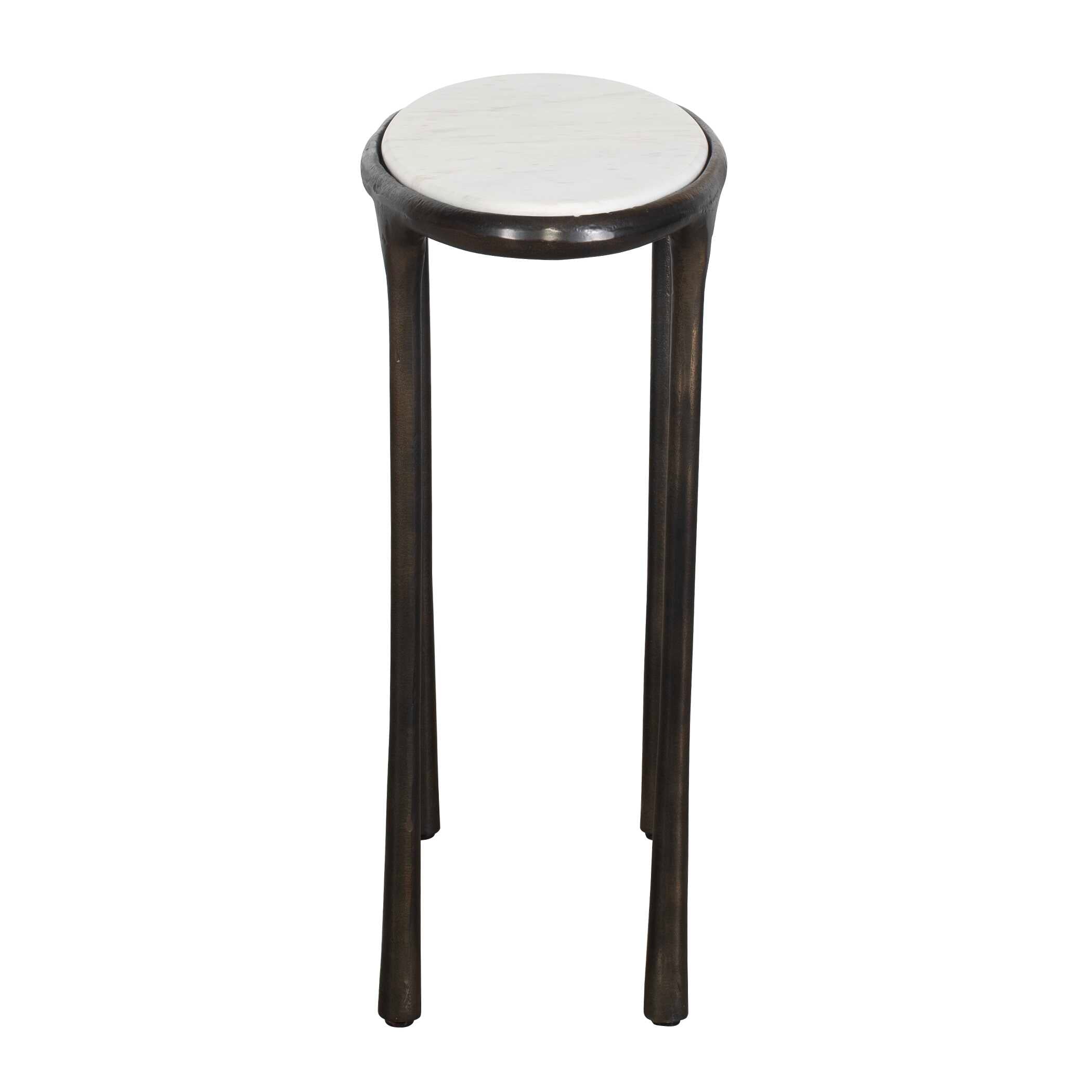 Uttermost Ata Dark Bronze Accent Table