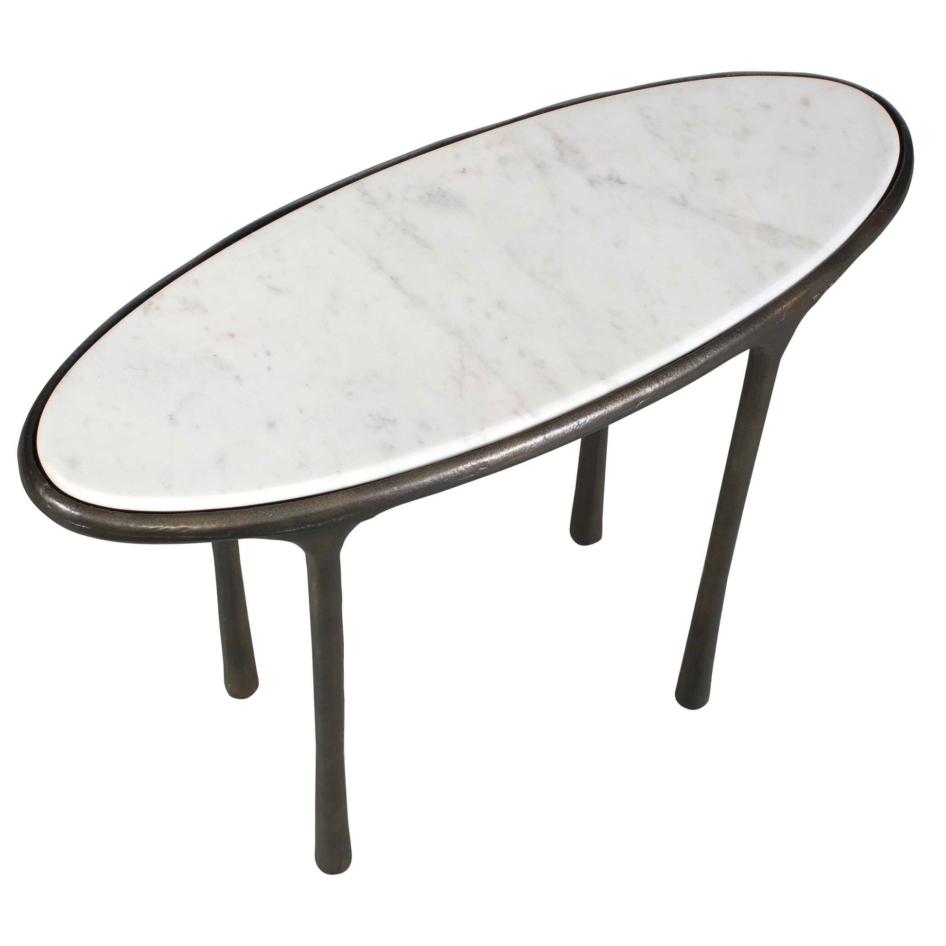 Uttermost Ata Dark Bronze Accent Table