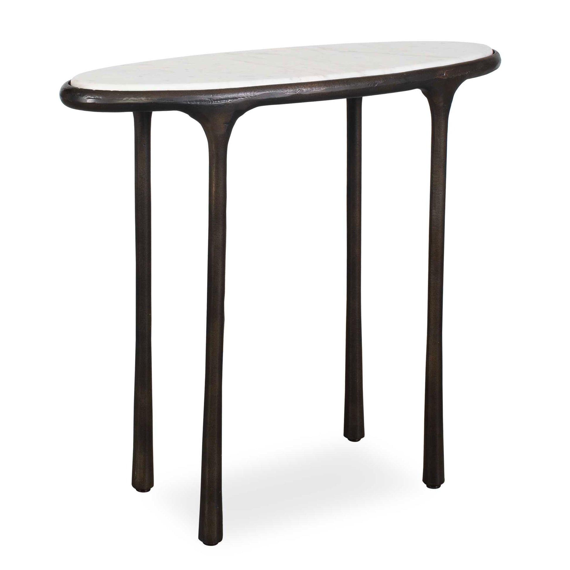 Uttermost Ata Dark Bronze Accent Table
