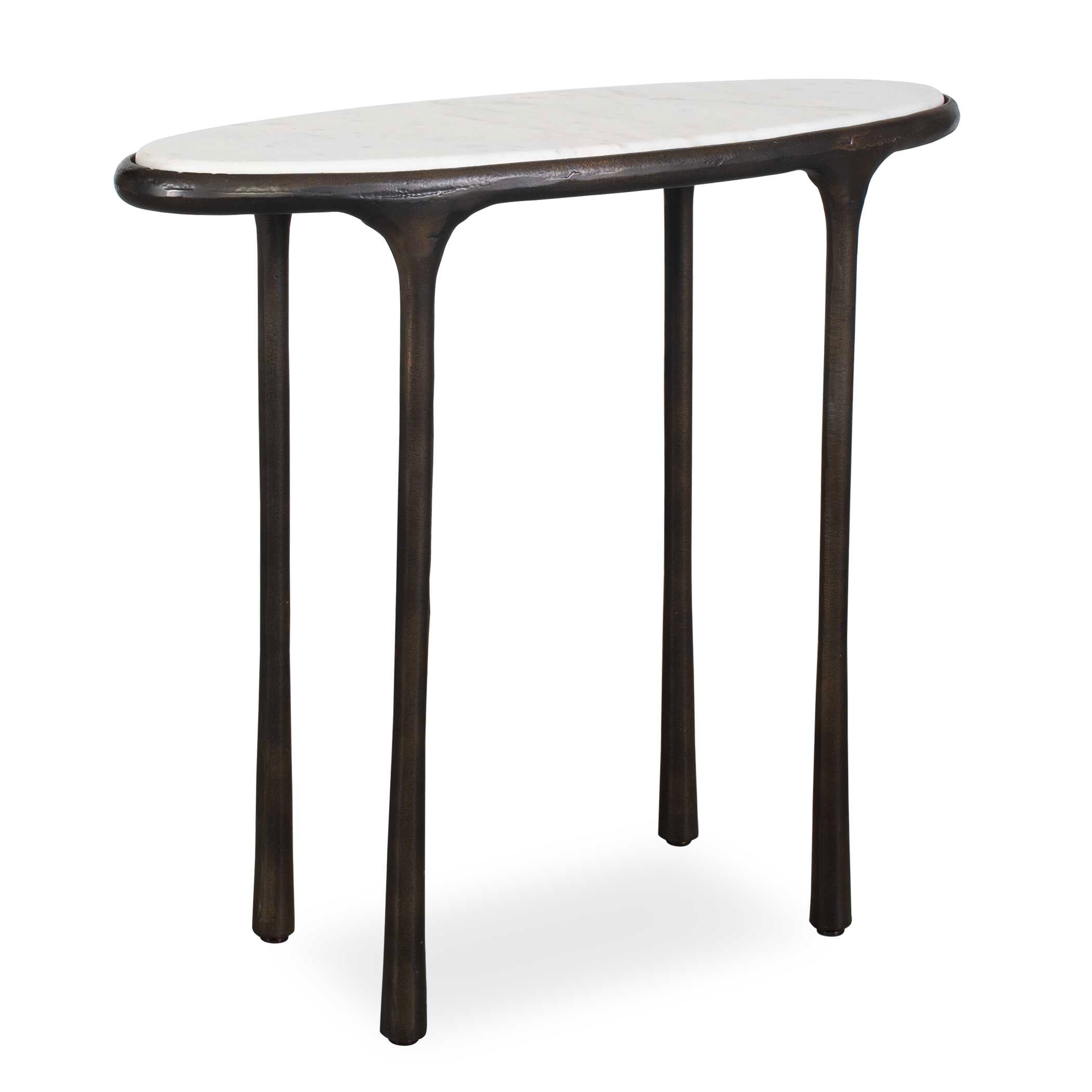 Uttermost Ata Dark Bronze Accent Table
