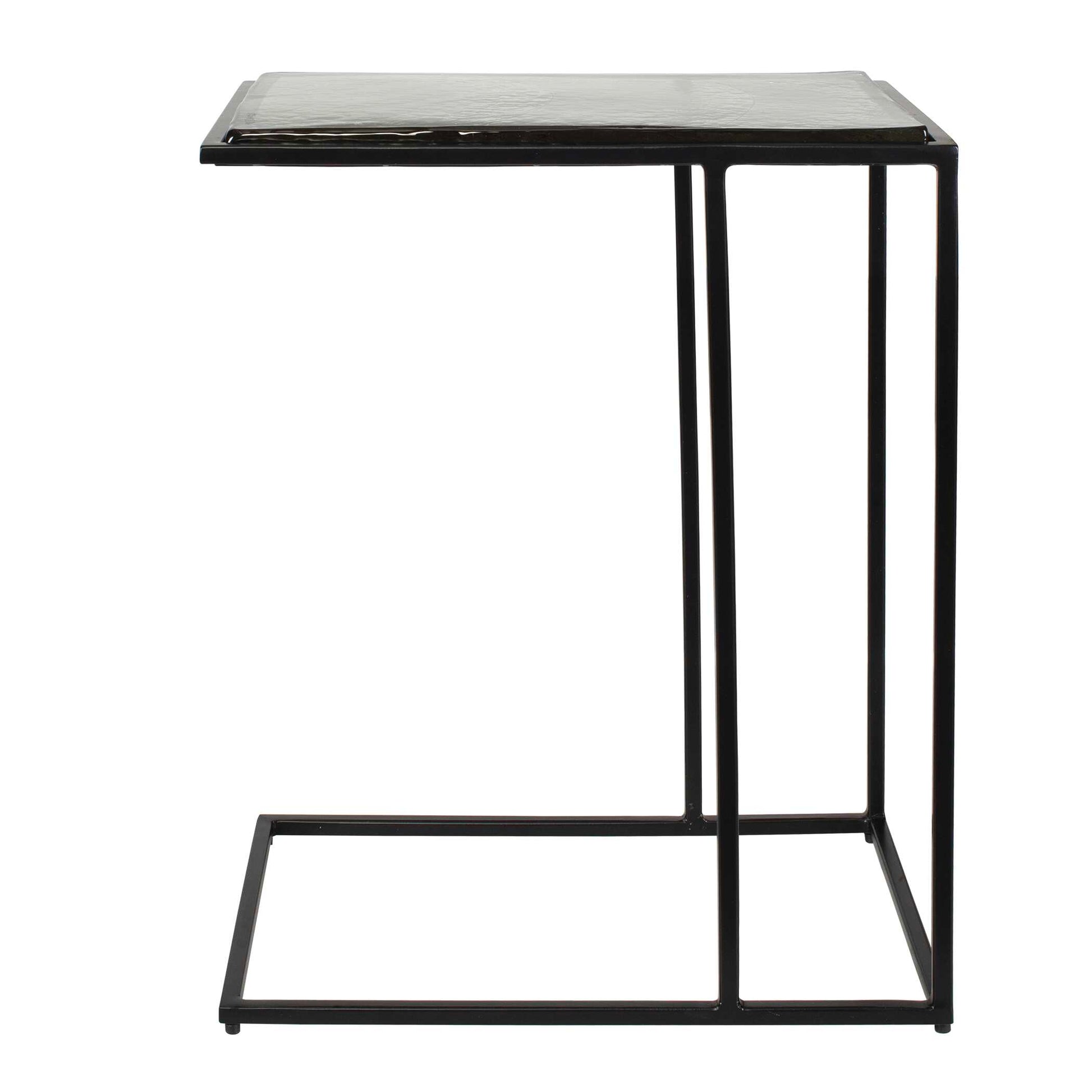 Uttermost Mateo Glass Top Accent Table