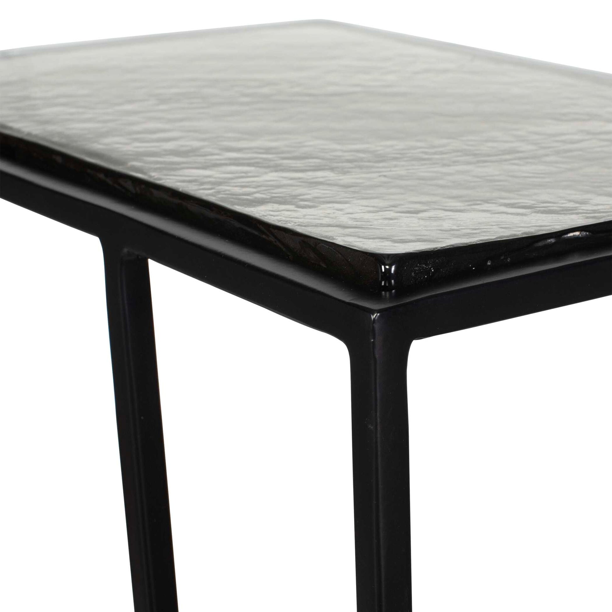 Uttermost Mateo Glass Top Accent Table