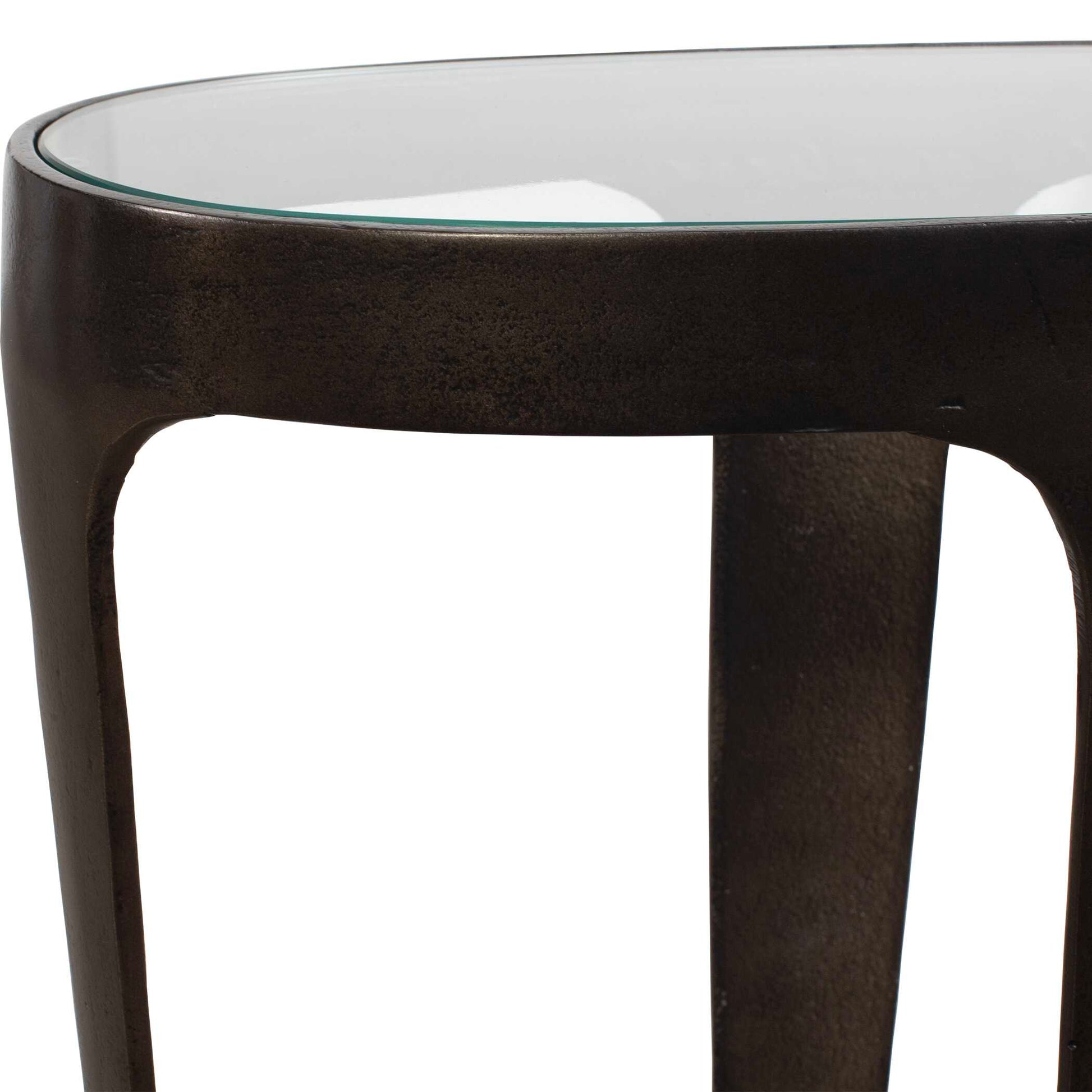 Uttermost Coronado Dark Bronze Accent Table