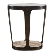 Uttermost Coronado Dark Bronze Accent Table
