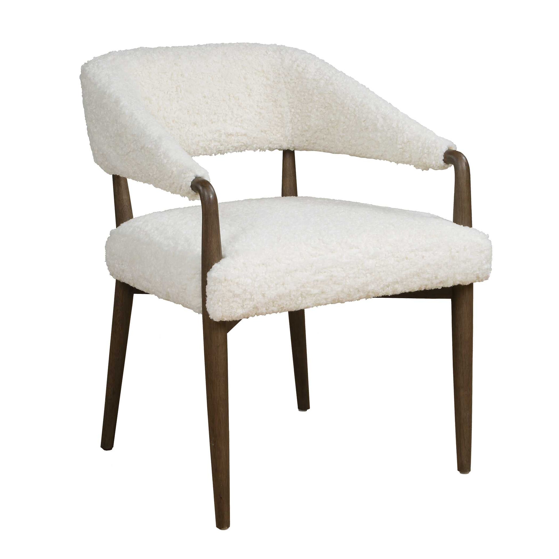 Uttermost Austell Shearling Dining Chair