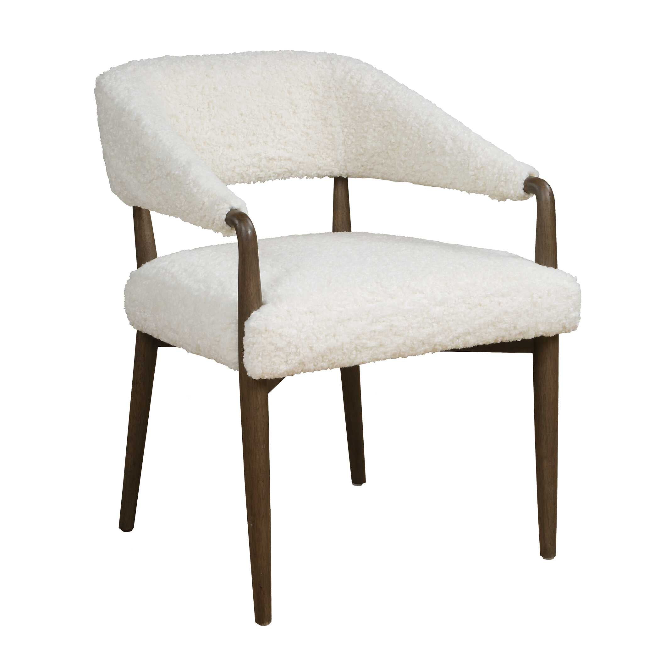 Uttermost Austell Shearling Dining Chair