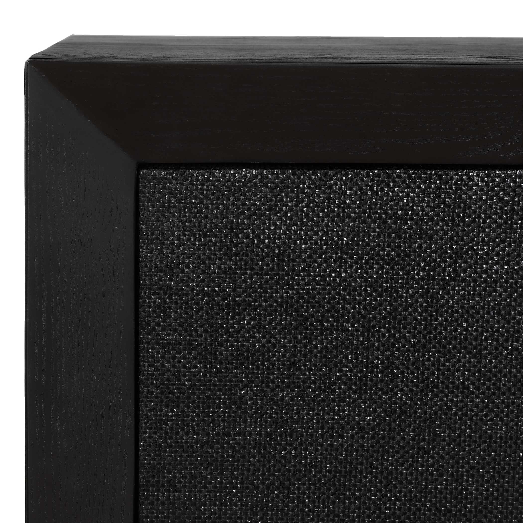 Uttermost Williams Black 4 Door Cabinet