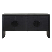 Uttermost Williams Black 4 Door Cabinet