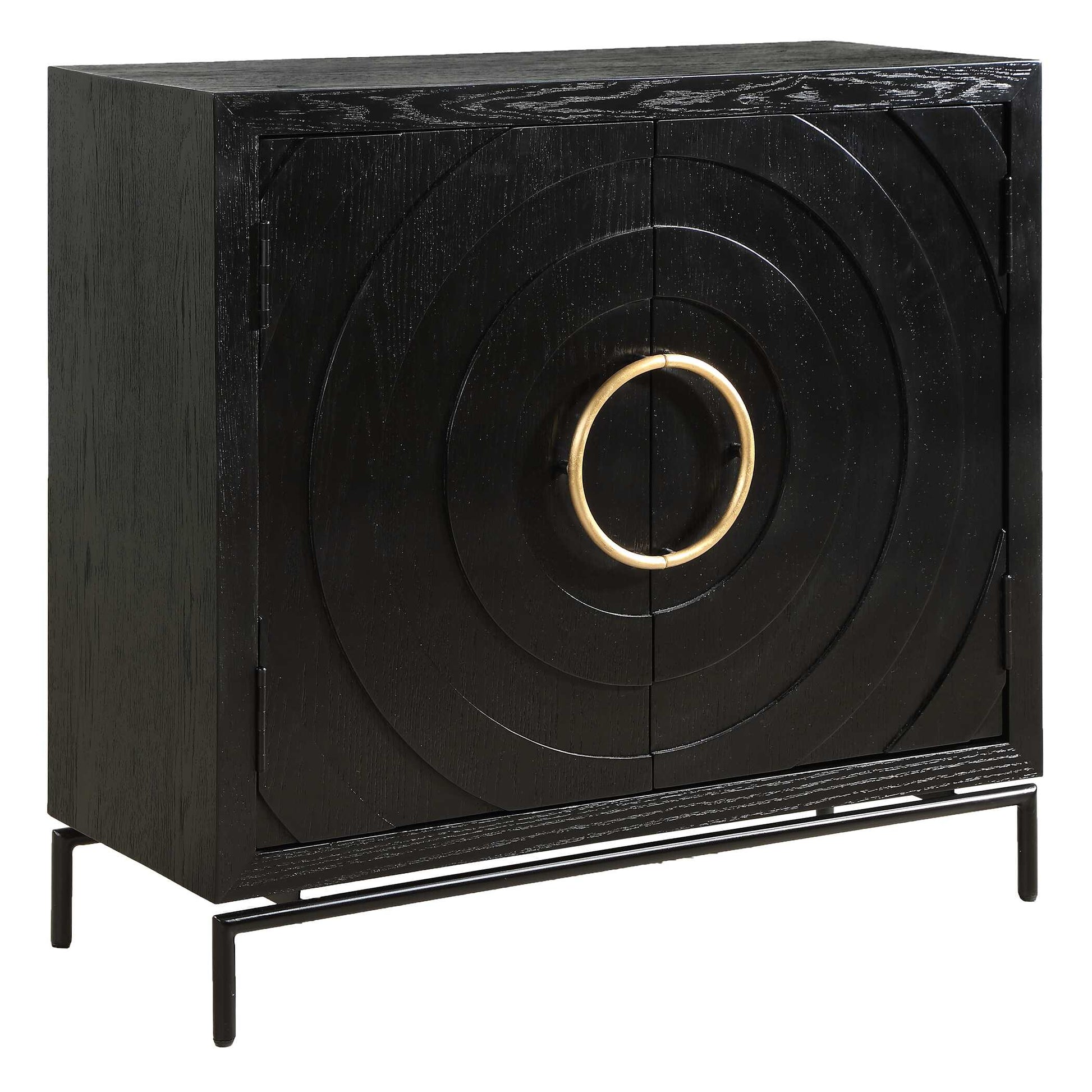 Uttermost Briseis Black 2 Door Cabinet