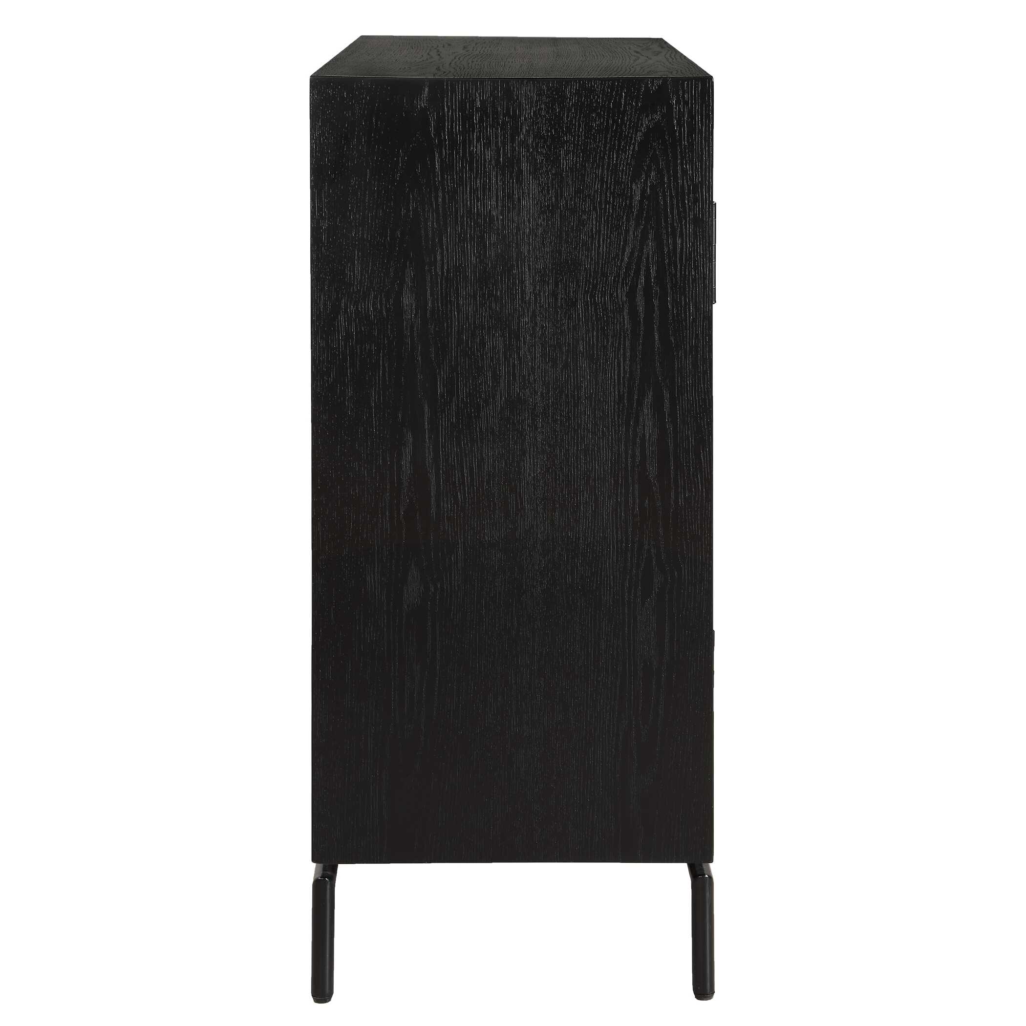 Uttermost Briseis Black 2 Door Cabinet