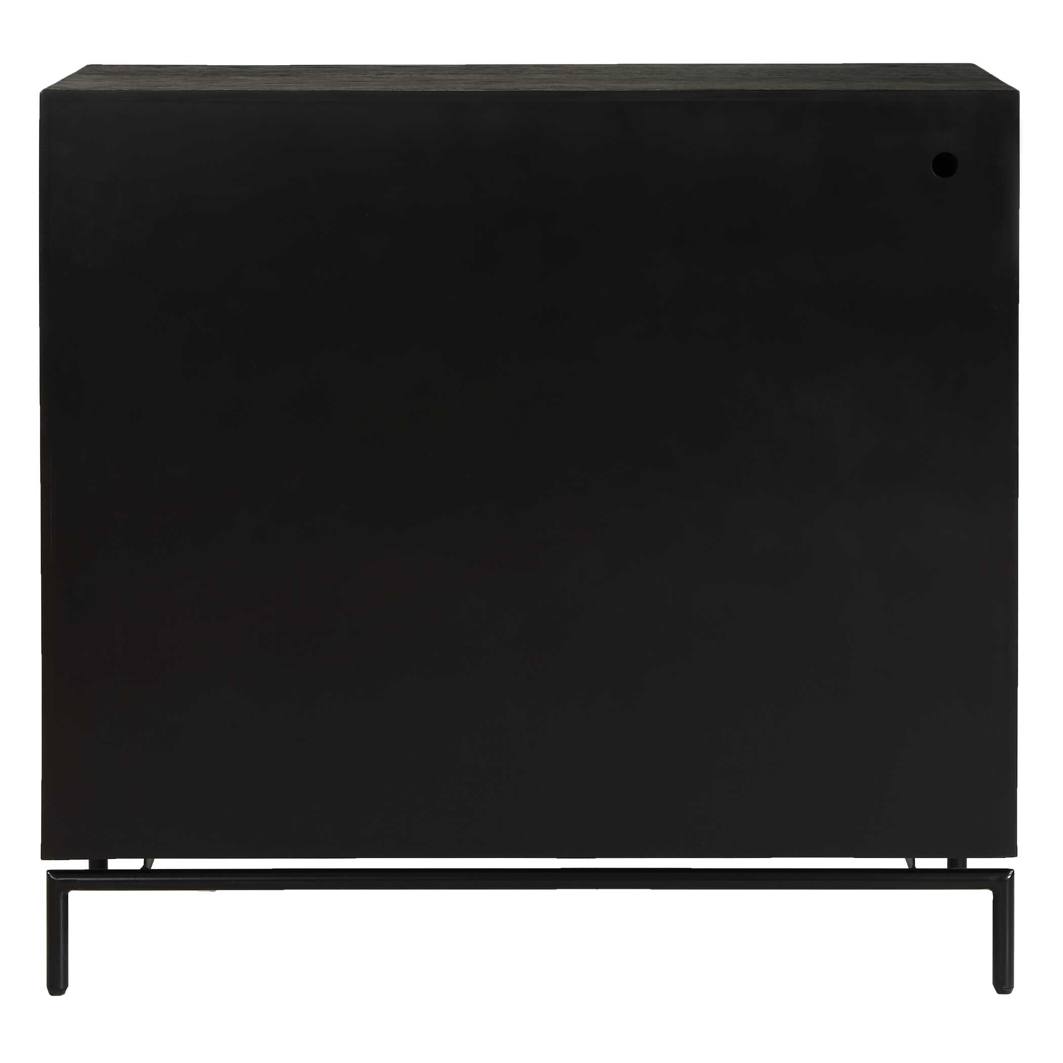 Uttermost Briseis Black 2 Door Cabinet