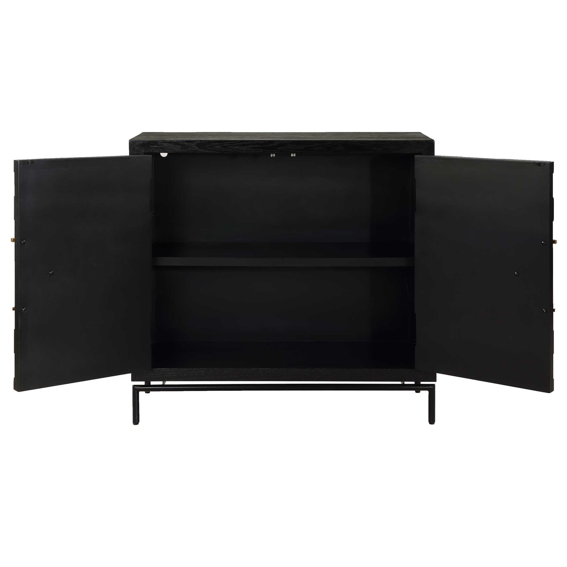 Uttermost Briseis Black 2 Door Cabinet