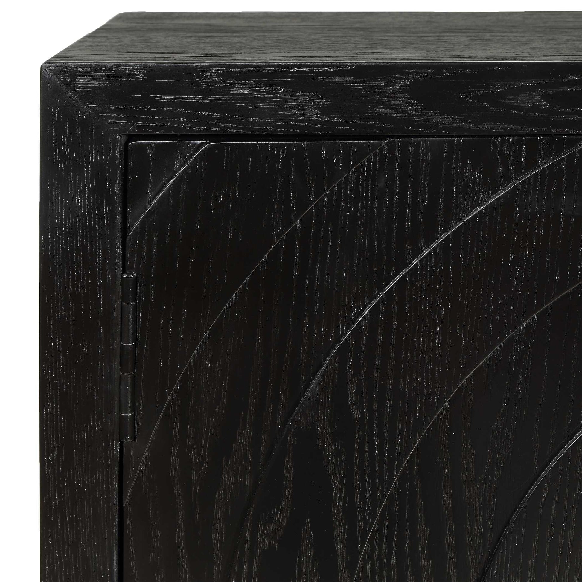 Uttermost Briseis Black 2 Door Cabinet