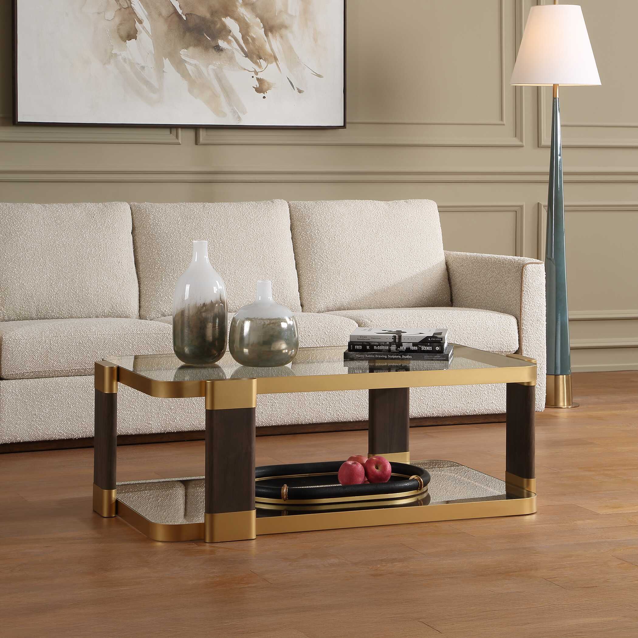 Uttermost Ryles Glass Coffee Table