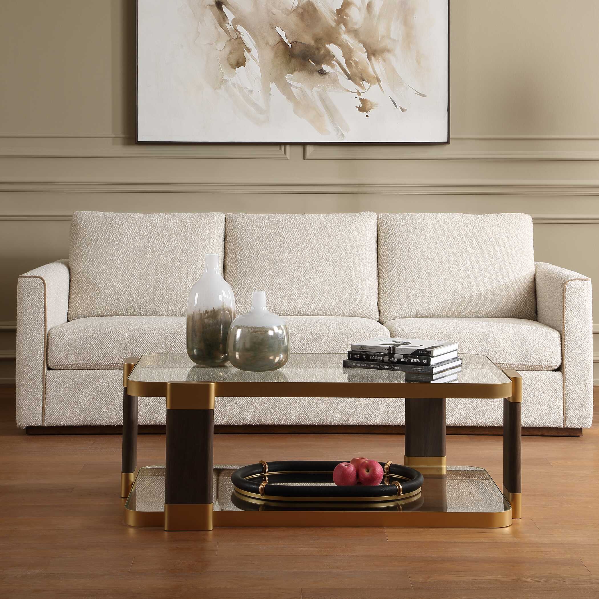 Uttermost Ryles Glass Coffee Table