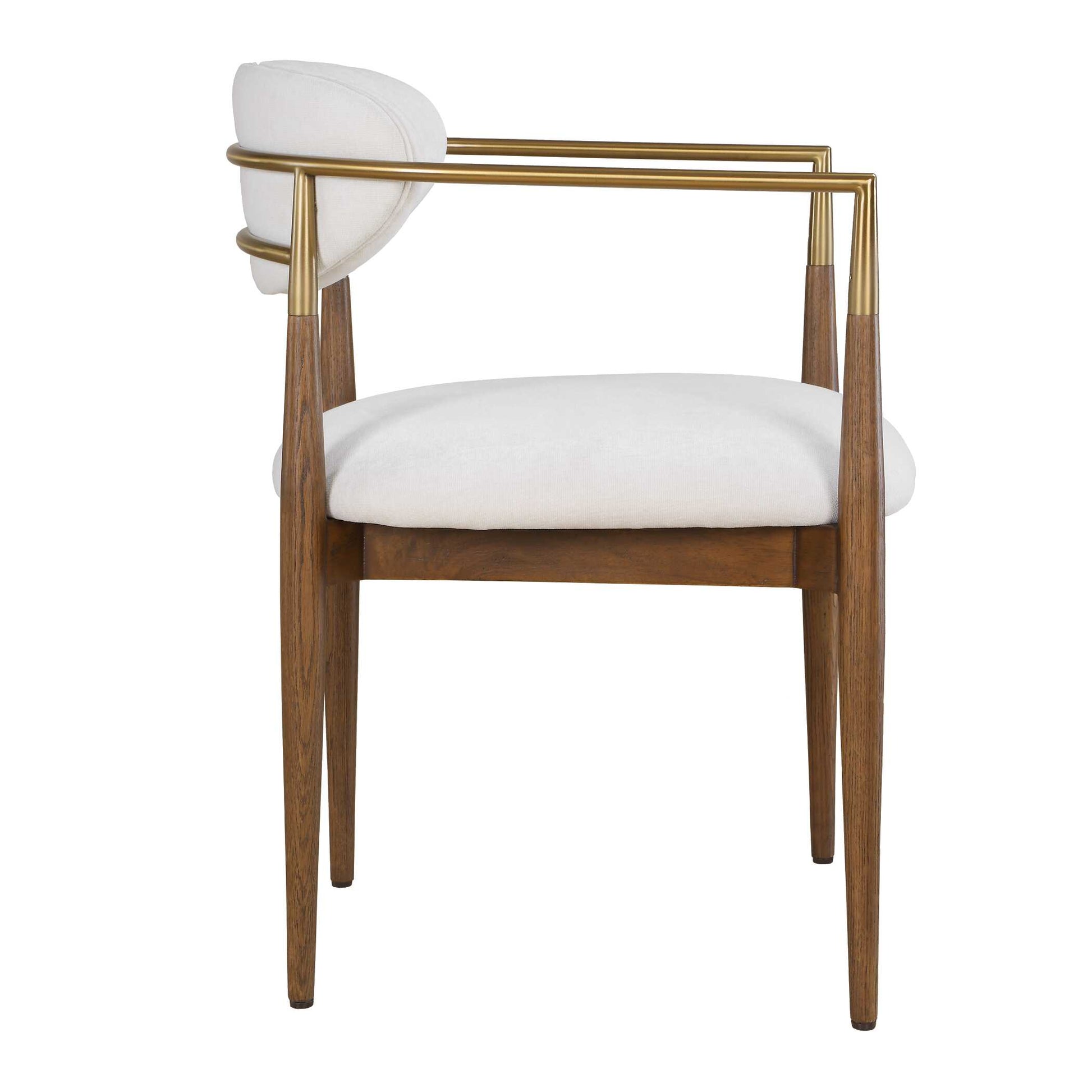 Uttermost Moxie Walnut Dining Arm Chair