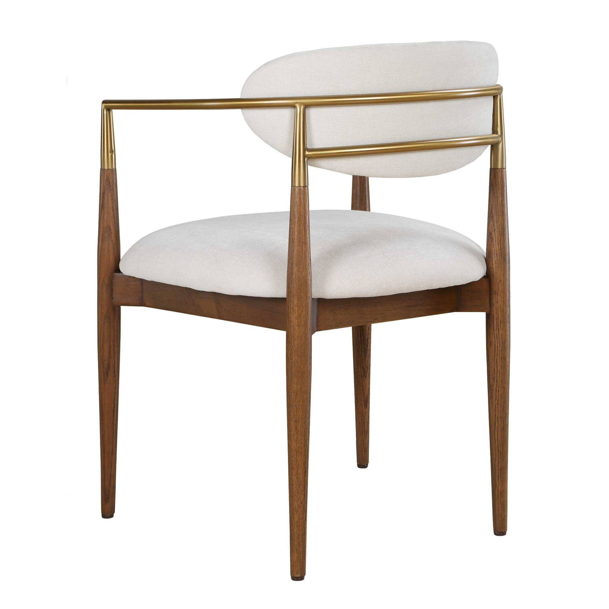 Uttermost Moxie Walnut Dining Arm Chair