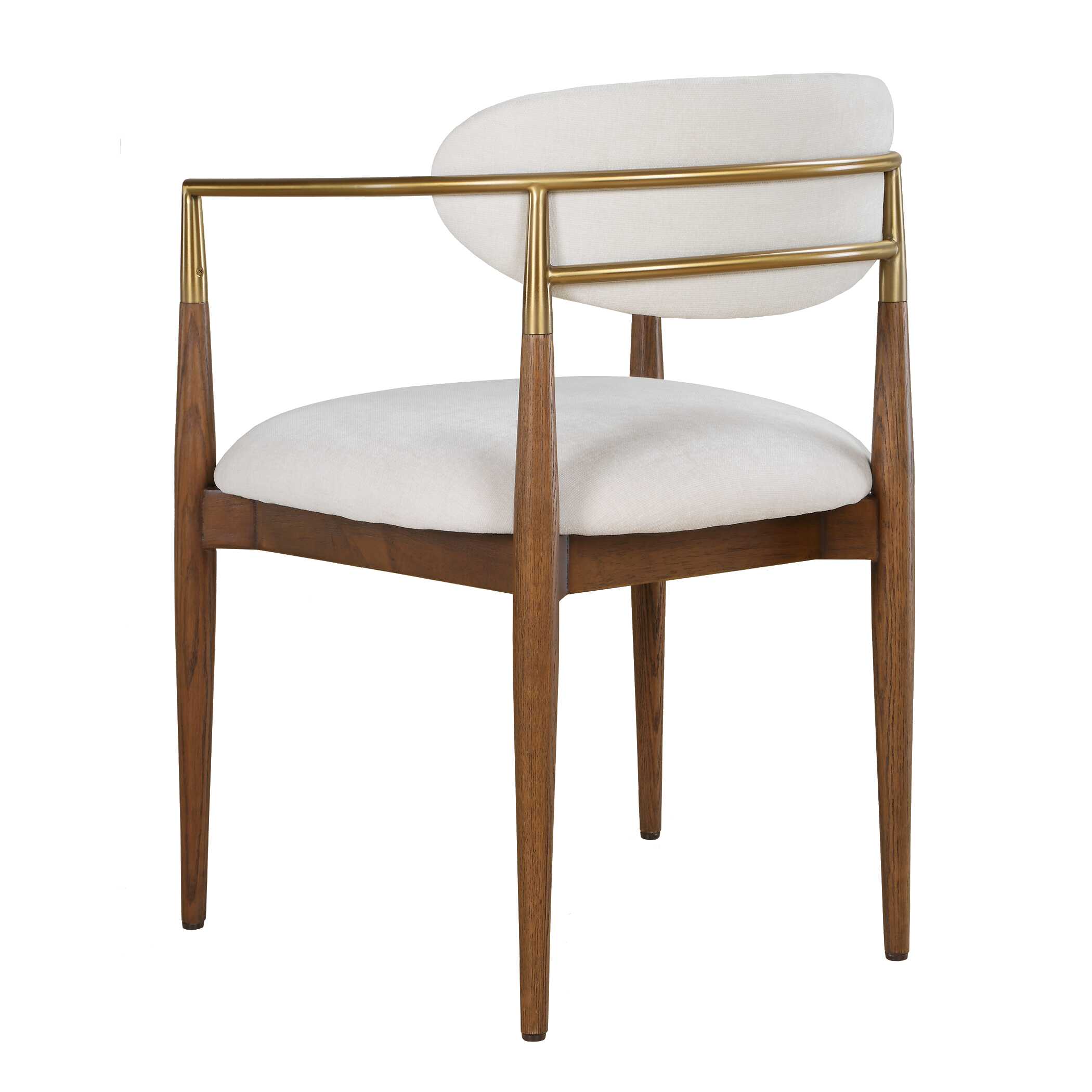 Uttermost Moxie Walnut Dining Arm Chair