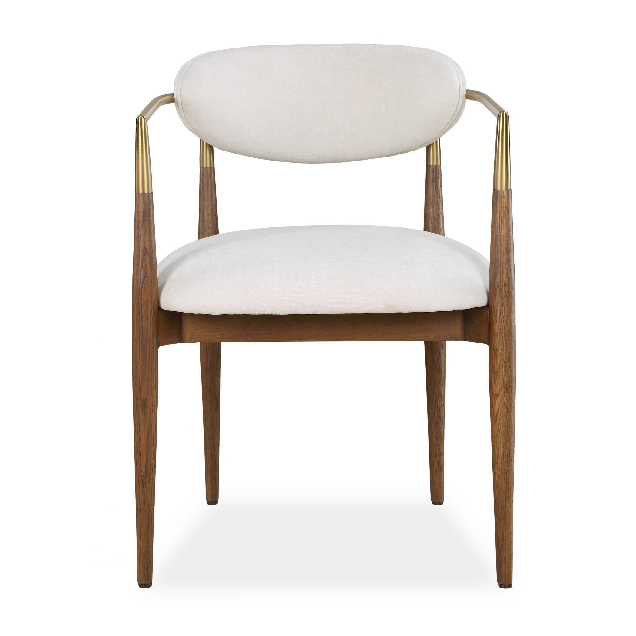 Uttermost Moxie Walnut Dining Arm Chair