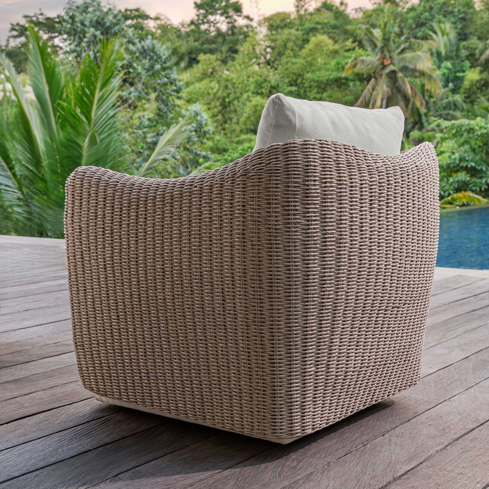 Uttermost Sunset Outdoor Swivel Lounge Chair