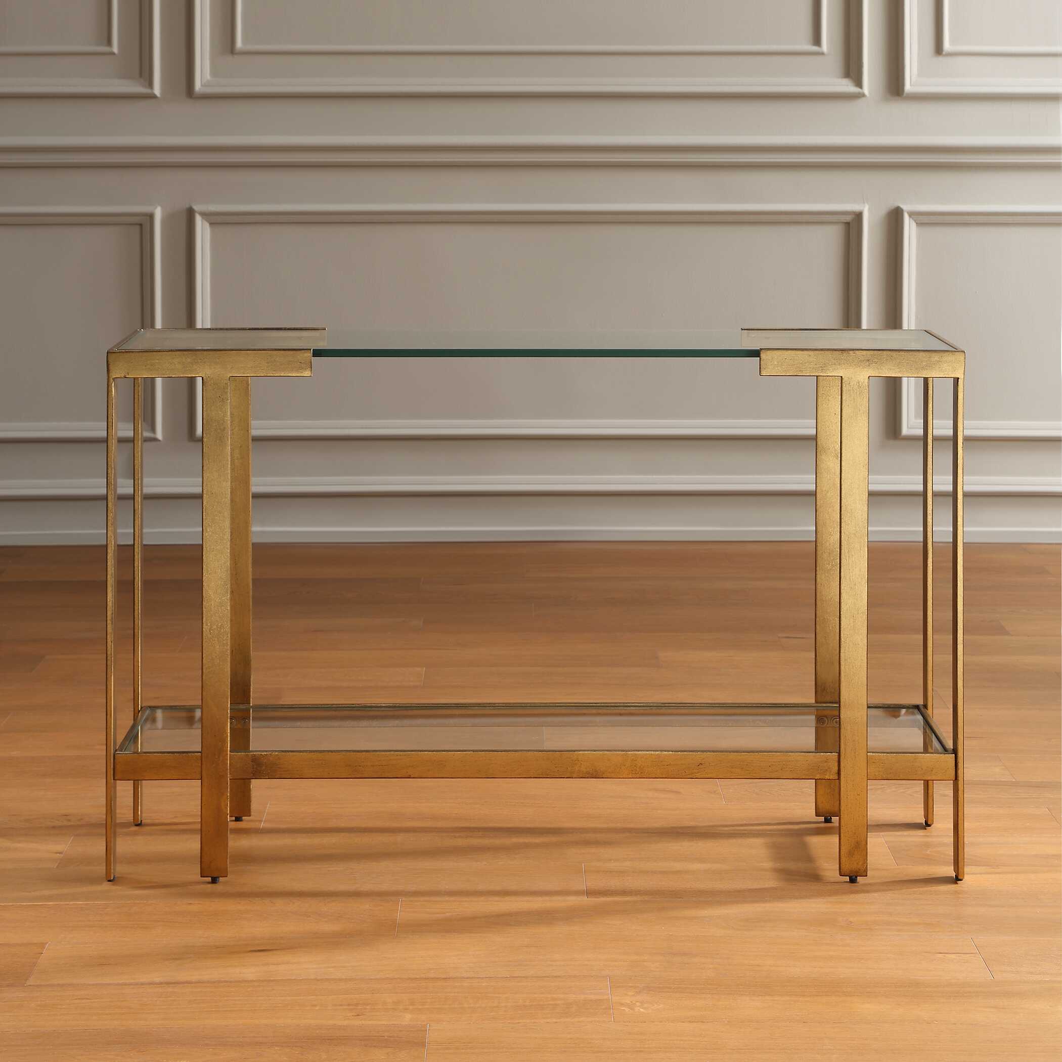 Uttermost Kendrick Glass Console Table