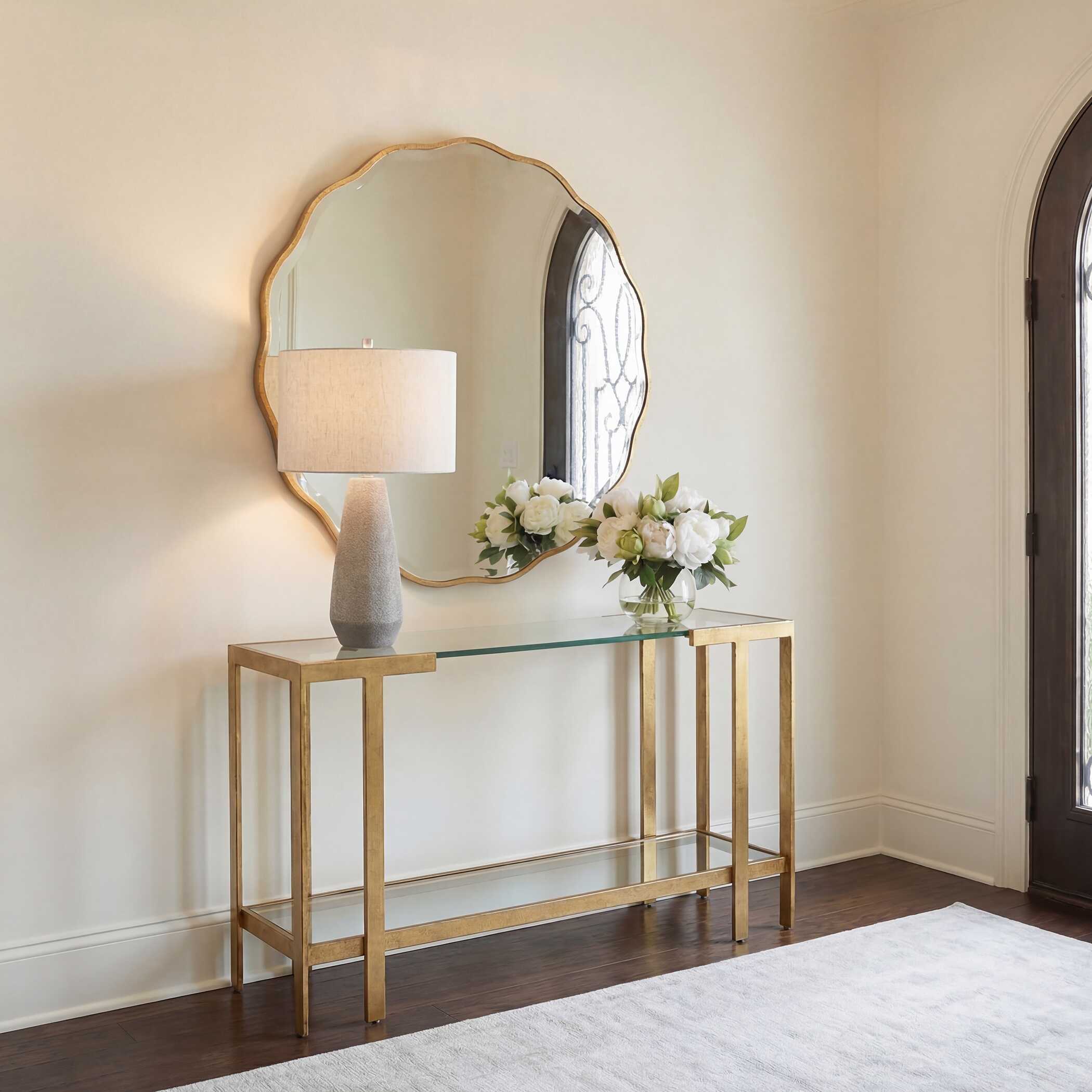 Uttermost Kendrick Glass Console Table
