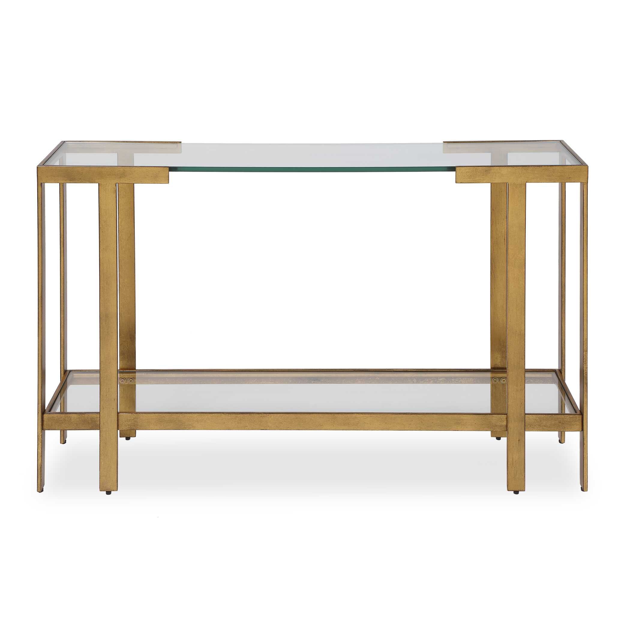 Uttermost Kendrick Glass Console Table