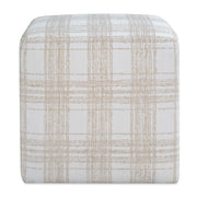 Uttermost Joie Porcelain Plaid Ottoman